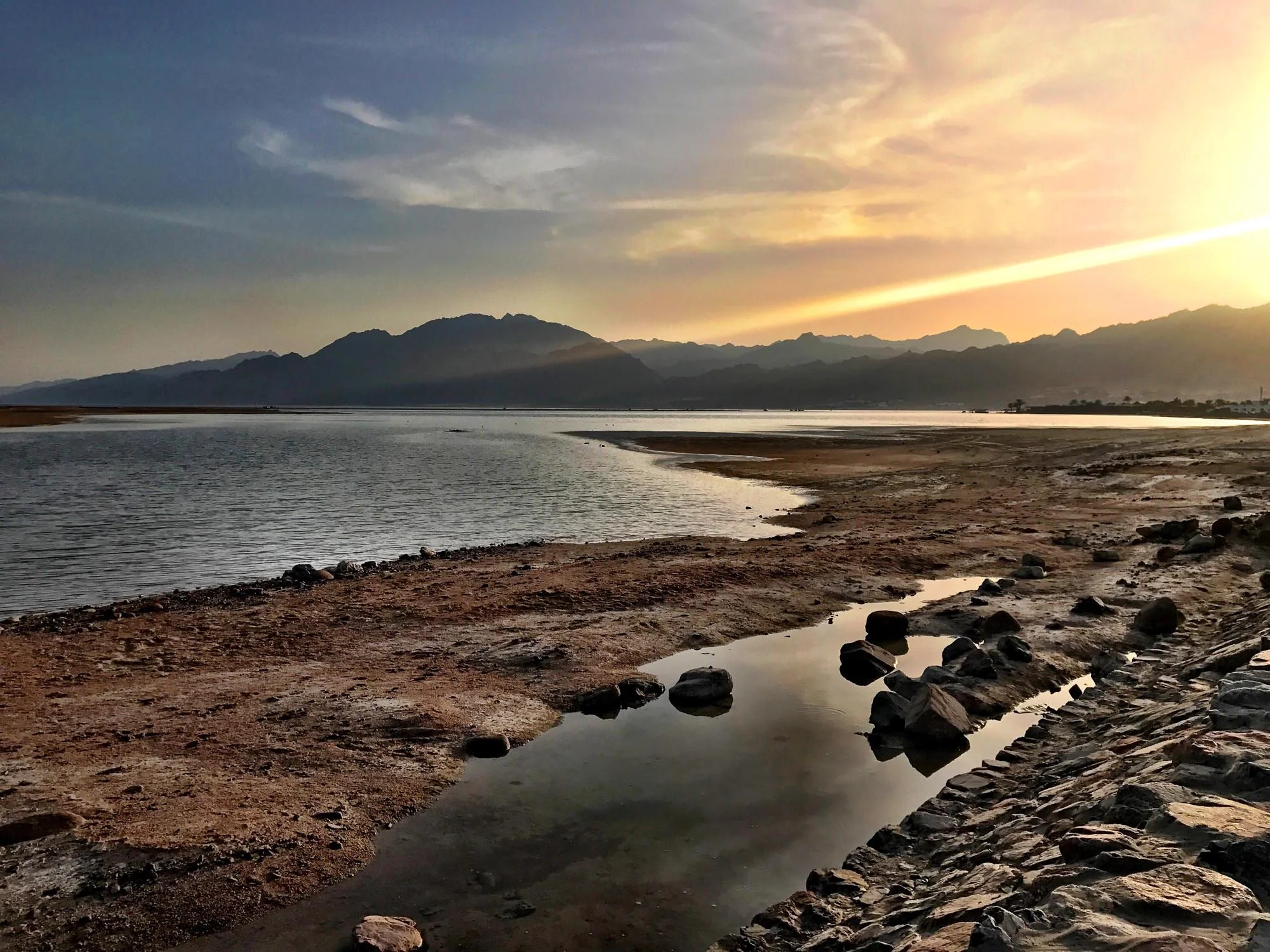 Sunset in Laguna, Dahab