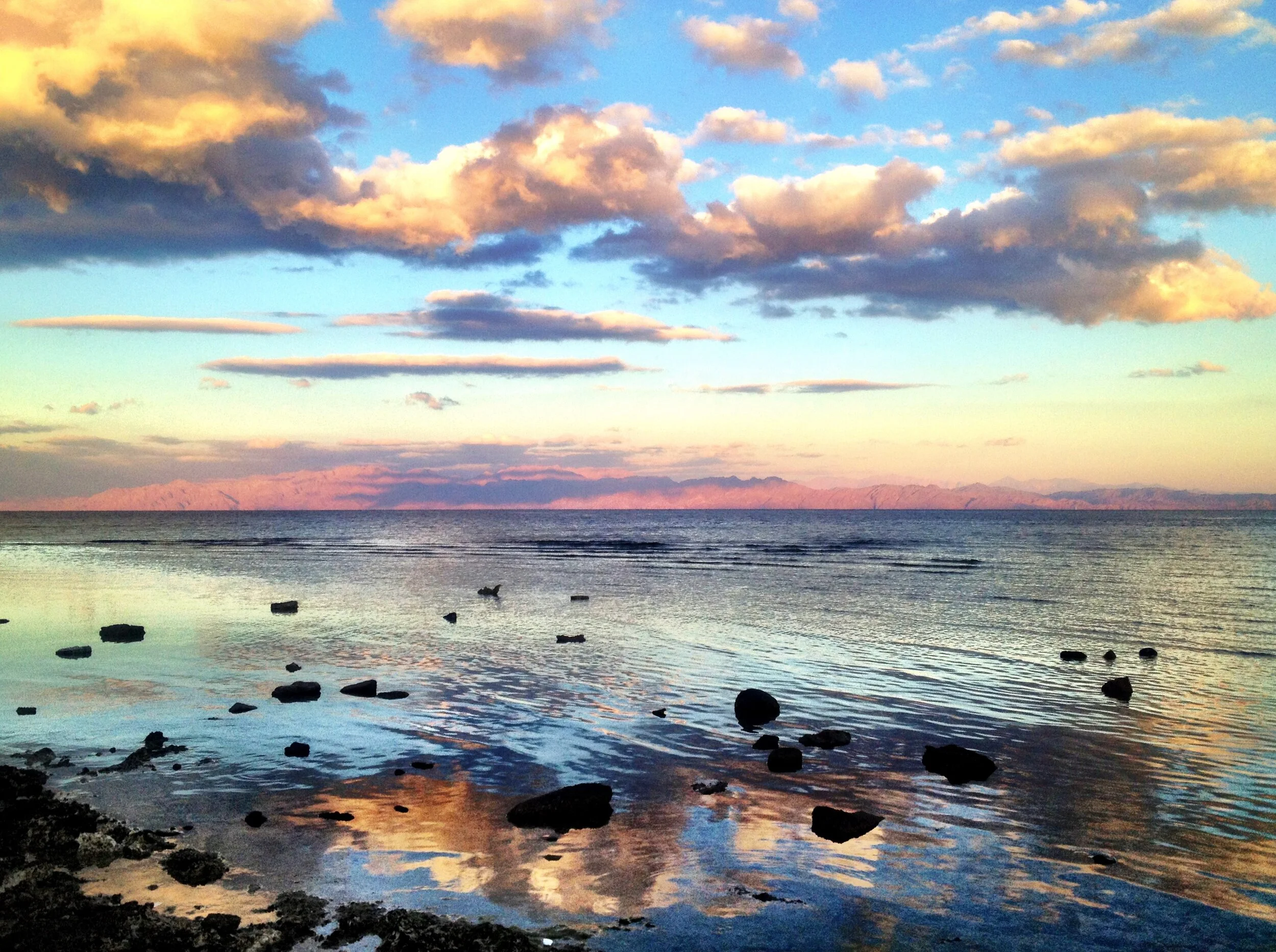 Sunset at Eel Garden, Dahab, South Sinai