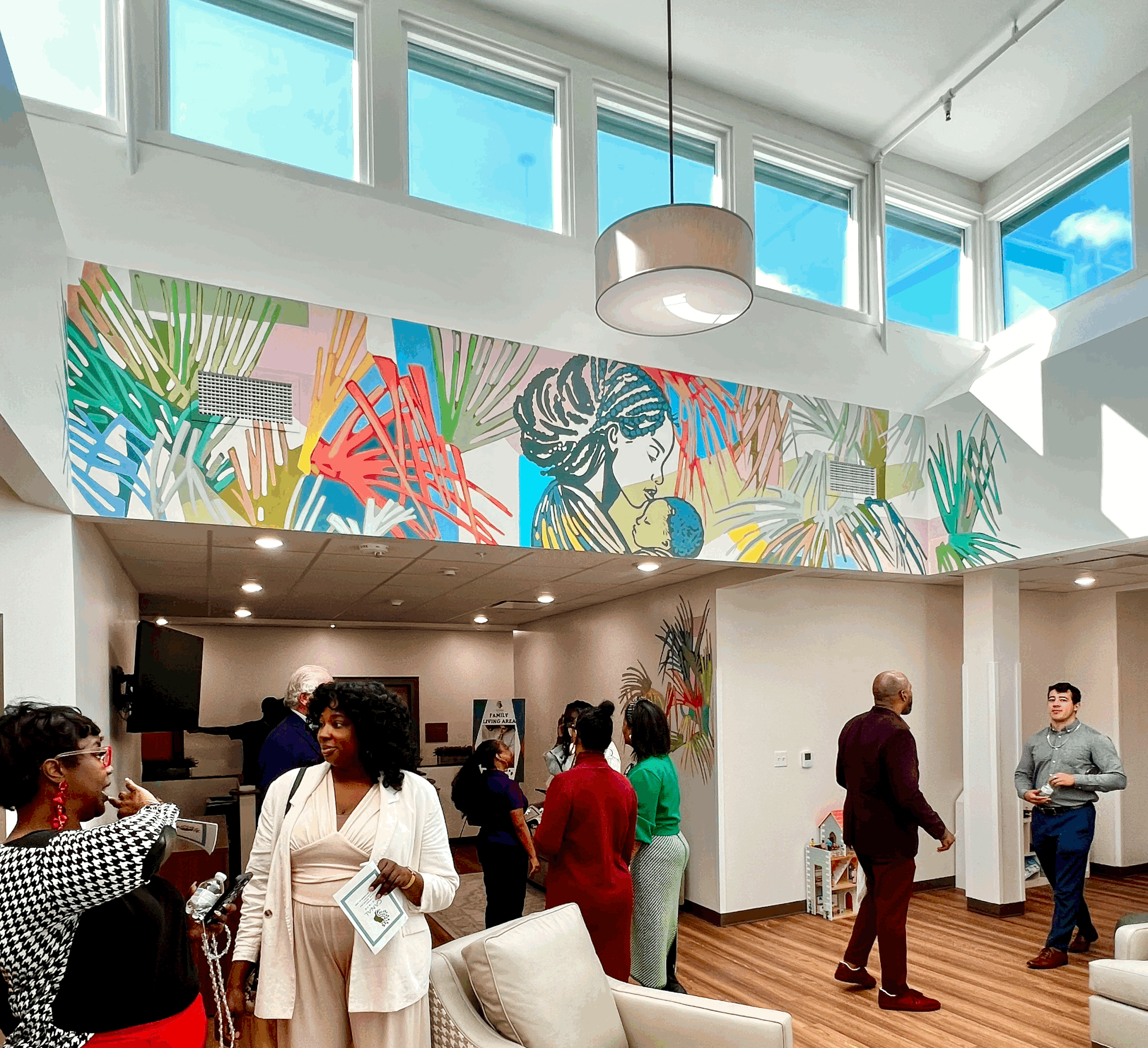 Bringing Color to a Healing Space with Volunteers of America