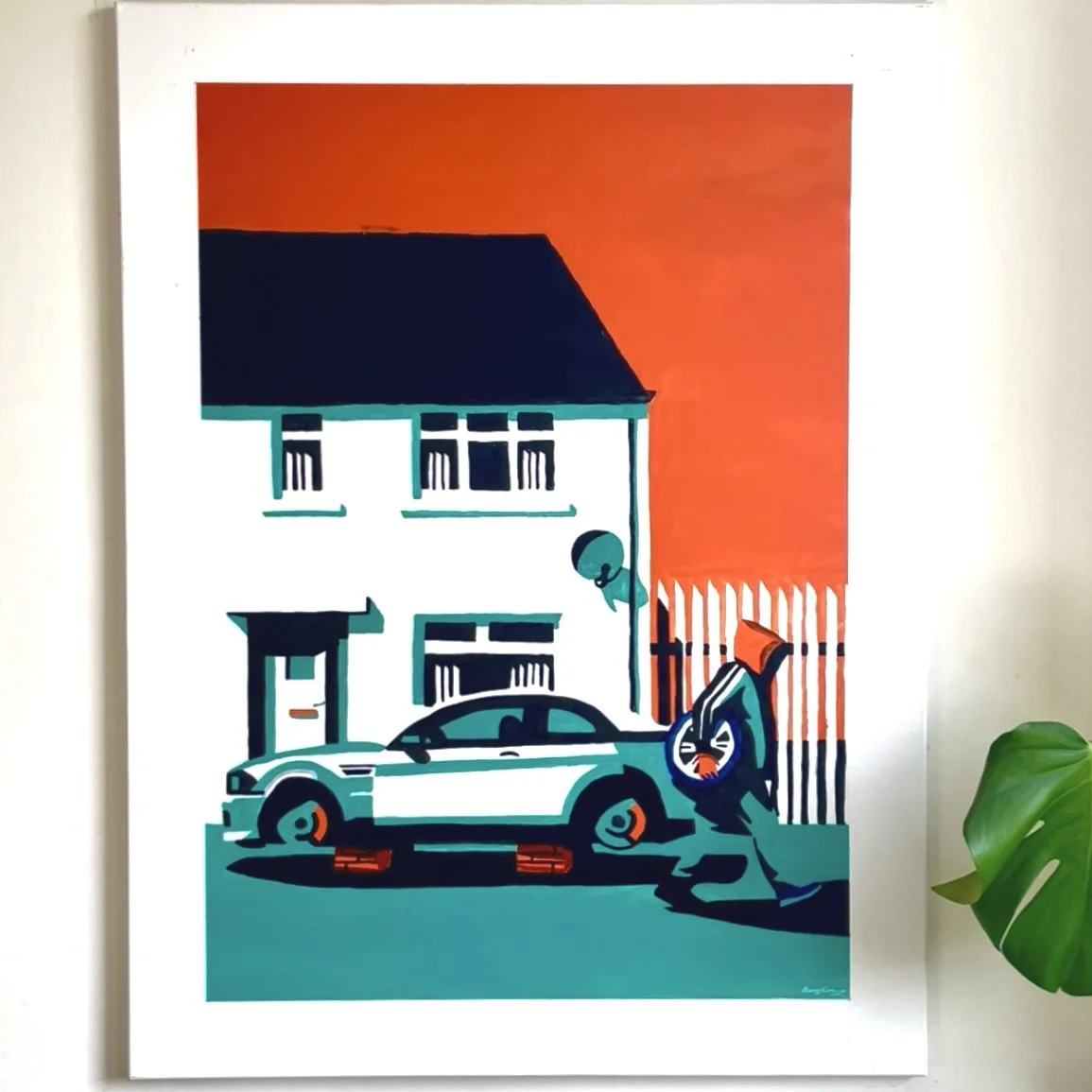 You Cannae Have Anything Nice - Original Acrylic On Canvas - 30x40inch