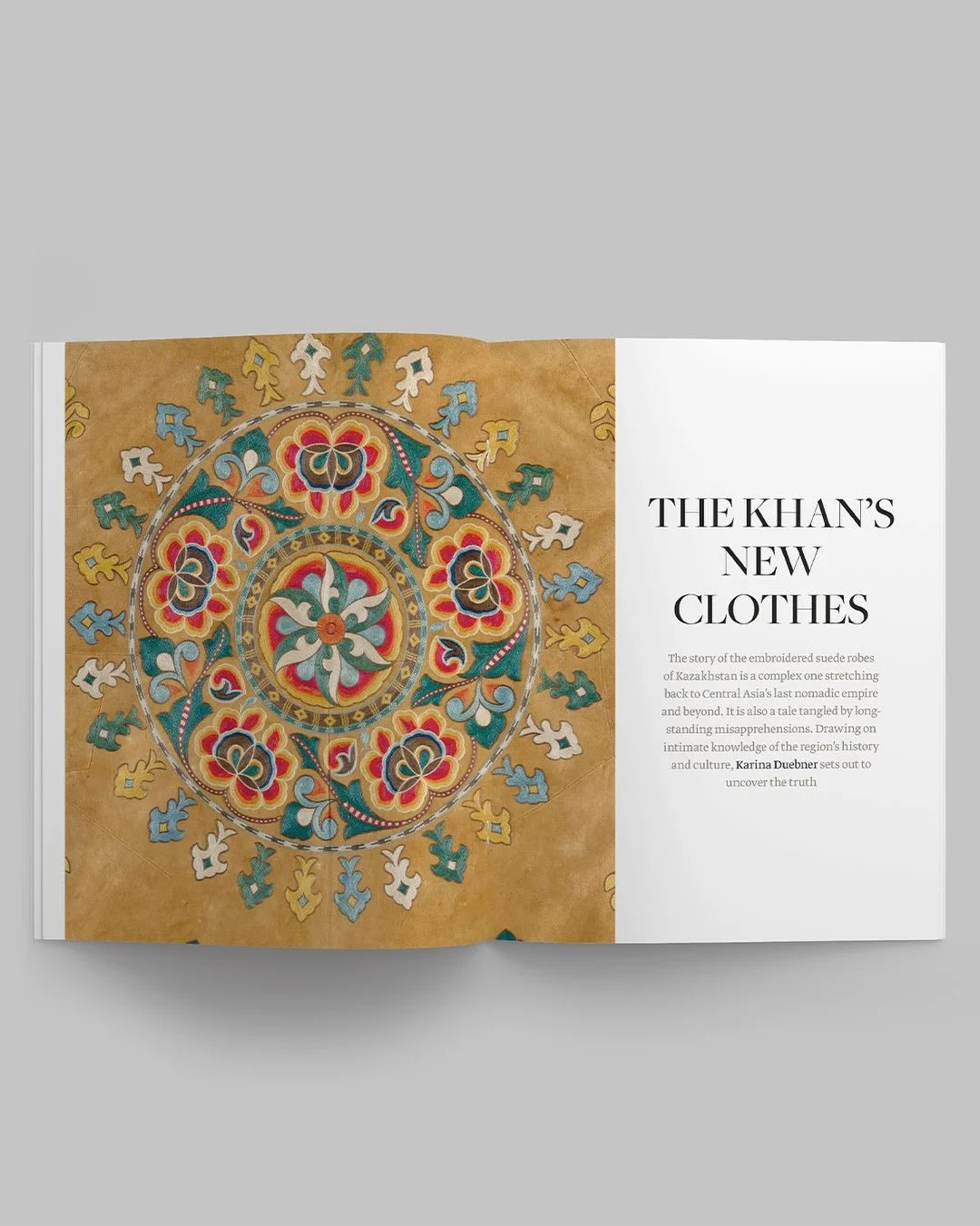 Some of you already know that last winter I was holed up writing a piece for @halimagazine on the rare embroidered suede robes of Kazakhstan, known as jarğakh shapan. This has been a deeply personal project. What began decades ago with a family story
