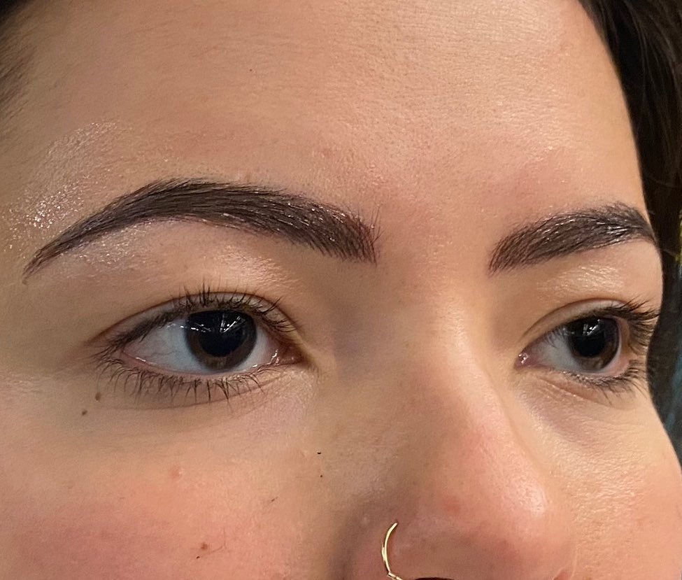 New brows - Microbladed #microblading #eyebrows #browenhancement #semipermanentmakeup #browsofinstagram #browsonfleek