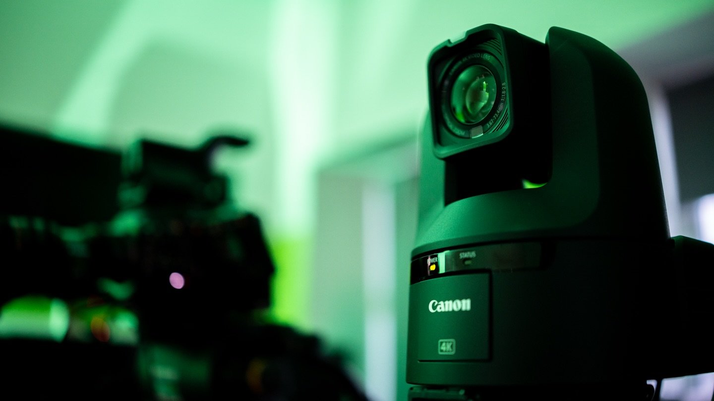 Workflow testing and training new kit and software for live events. We combined the new @canonemeapro CR N400 with a variety of control surfaces and lighting conditions, testing latency, stabilisation, low light capability and auto tracking. 
We were