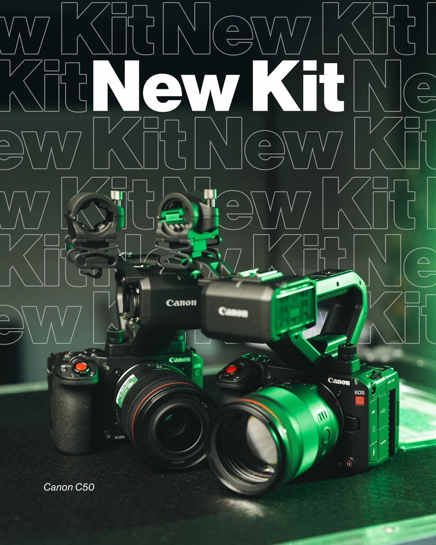 We&rsquo;ve been really good this year, so Santa left us two new @canonuk C50 underneath the Christmas tree 🎄 

#canon #canonc50 #opengate