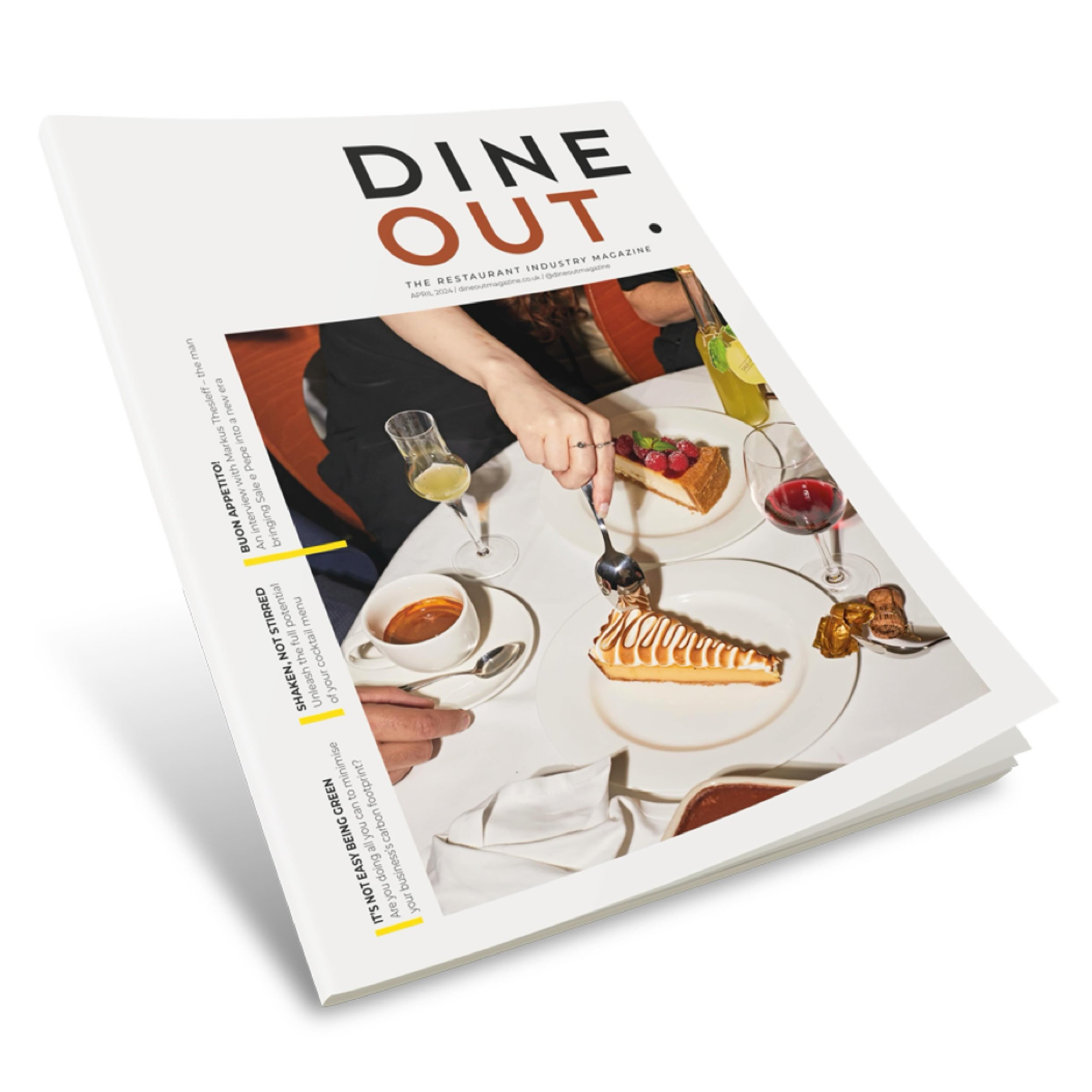 @dineoutmagazine is the only monthly printed magazine exclusively for the UK restaurant industry. Printed and digital copies are sent to over 40,000 senior contacts across multi-site and independent operators.

Read your latest issue here - dineoutma