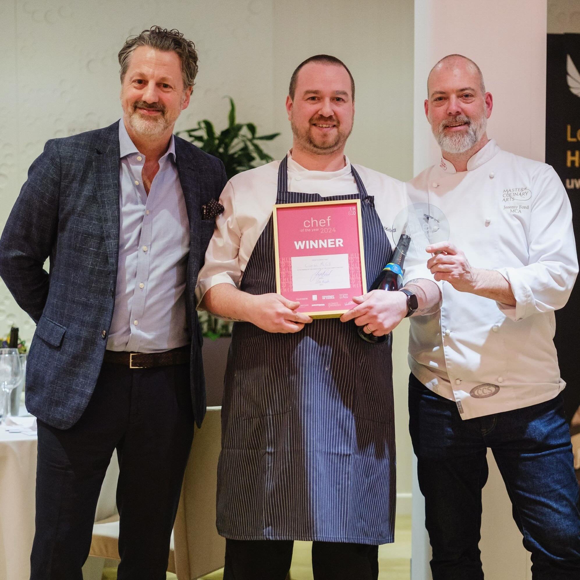 Ciaran McGill, a head chef for Gather &amp; Gather Ireland, was recently crowned the CH&amp;CO Chef of the Year 2024 - full story is on our website (link is in our bio) 

#contractcatering #contractcateringmagazine #contractcaterer #cateringnews #foo