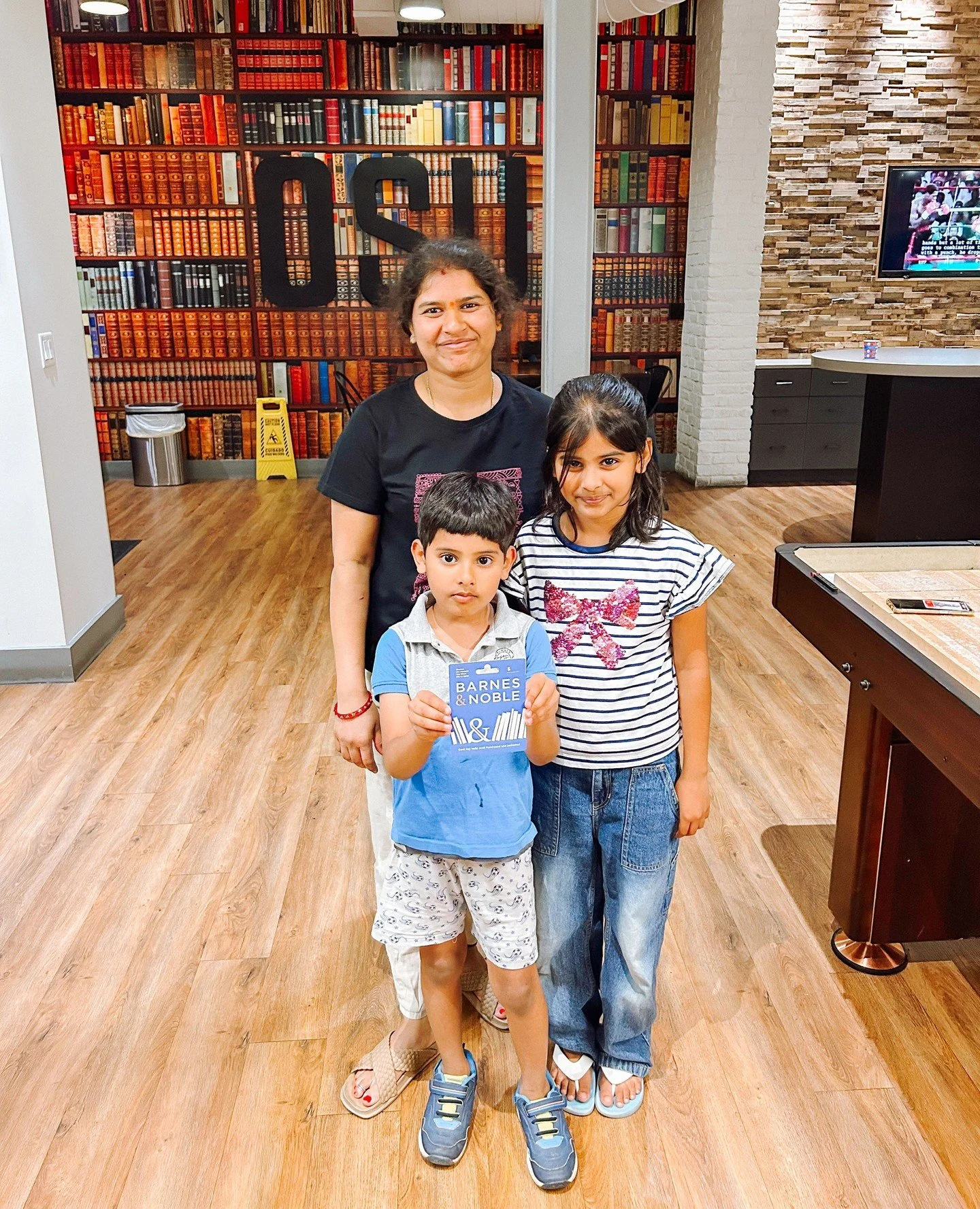 Congratulations to Harilal for winning our $25 Barnes and Noble gift card 📚️. ⁠
⁠
We hope to see you this Thursday, May 28 from 5-7pm at our Book Swap table during the next Summer Pop-Up!⁠
⁠
Make sure to bring books to donate/swap and be entered int