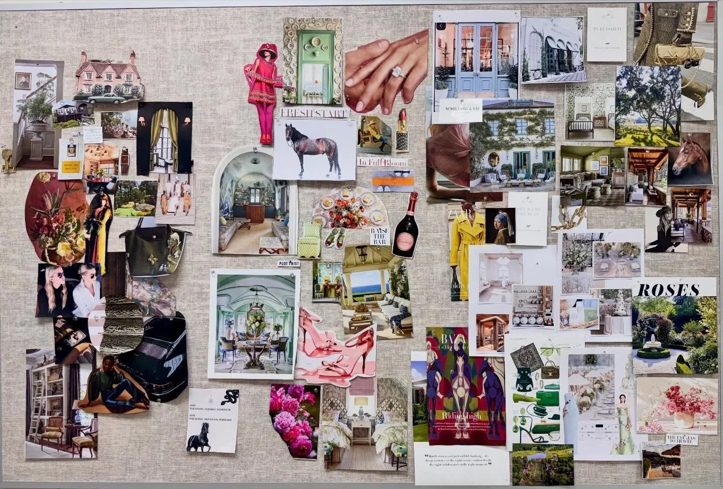 We started this week dreaming big and working on our vision board ✨ All three of us shared what we&rsquo;re hoping for&mdash;personally and for Schilling &amp; Co. 2025 was such a wonderful year, and we&rsquo;re feeling incredibly inspired by the goa