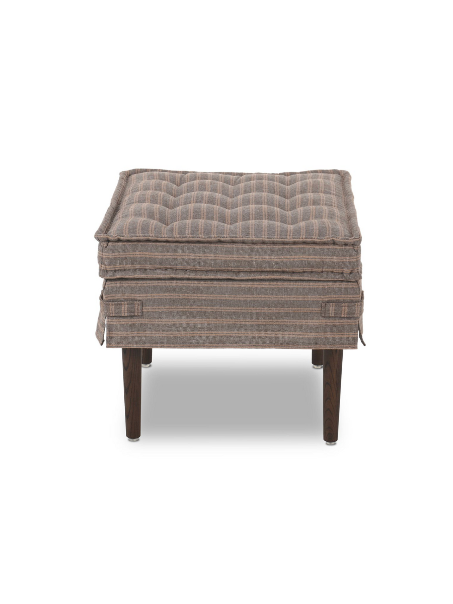 Small Tufted Ottoman with Top