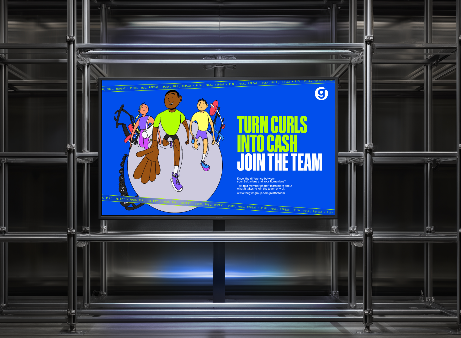 The gym Group Illustration style update