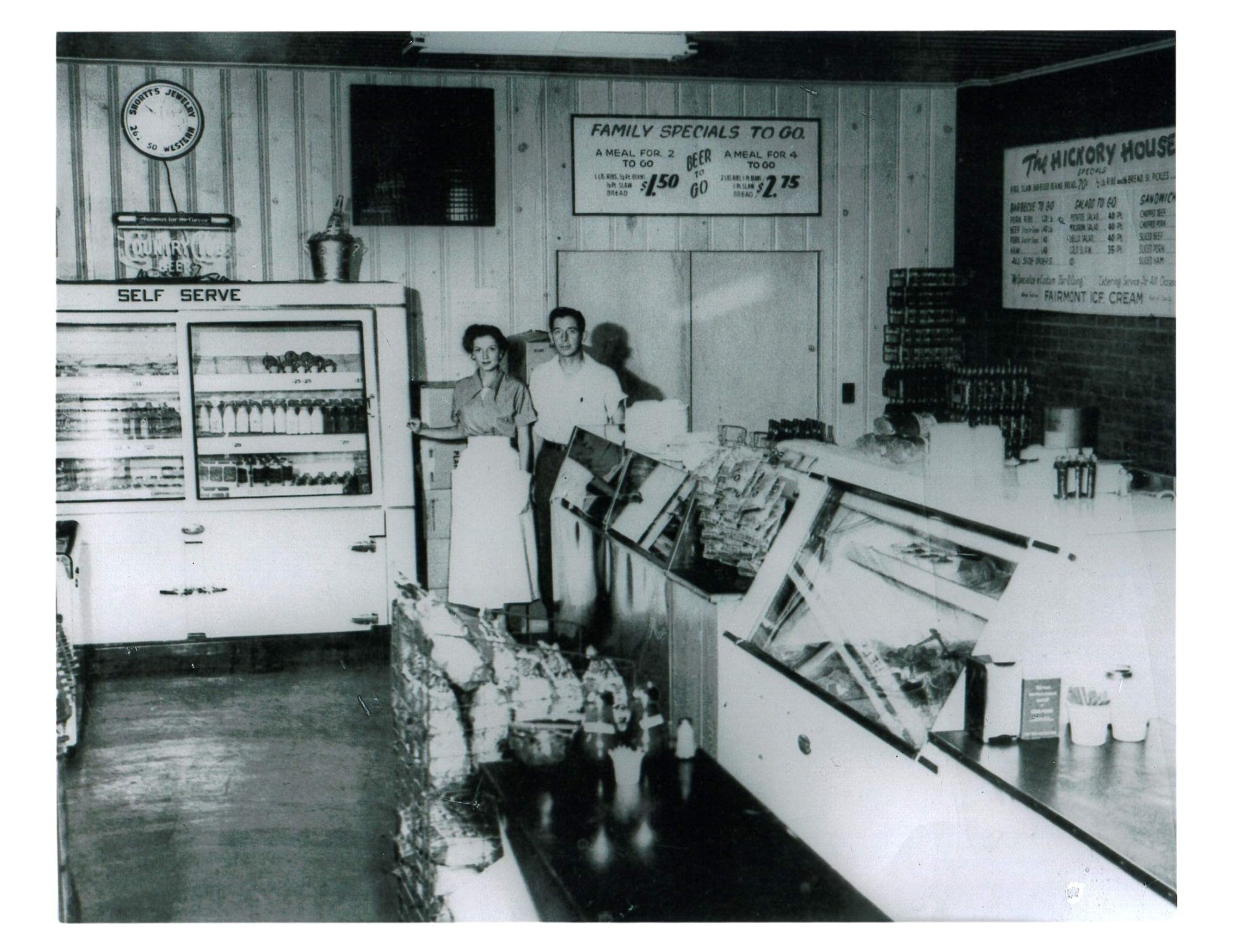 The Hickory House Bar-B-Q Interior