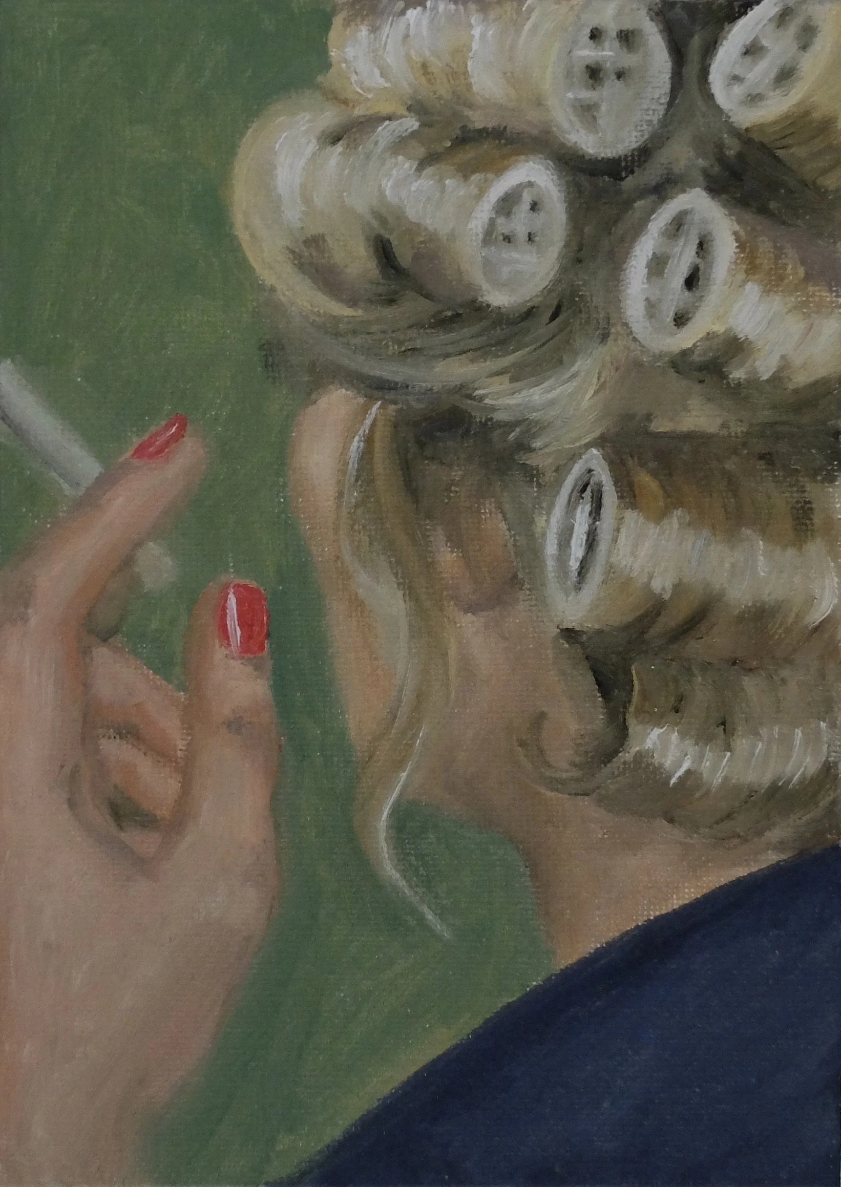 Cigarette and Curlers