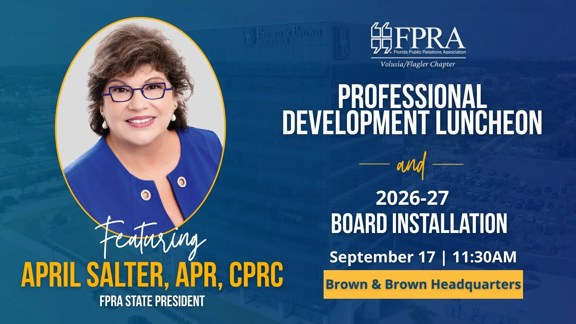 Professional Development with FPRA State President April Salter