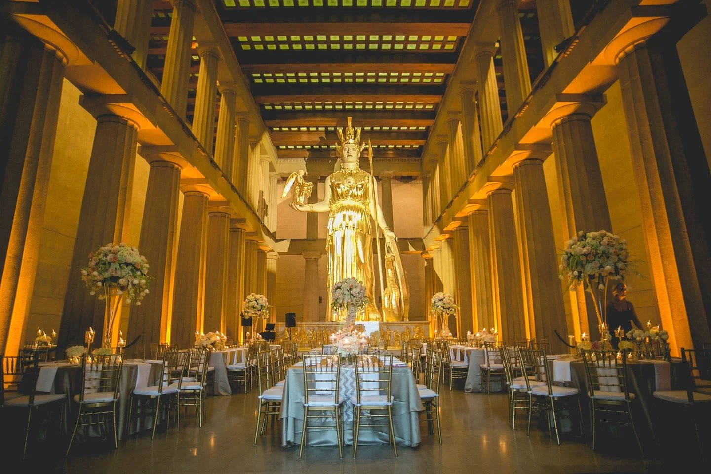 Celebrate your special occasion in one of Nashville&rsquo;s most iconic landmarks &mdash; the Parthenon in Centennial Park! From weddings and receptions to corporate events and galas, the Parthenon offers an unmatched backdrop surrounded by art, arch