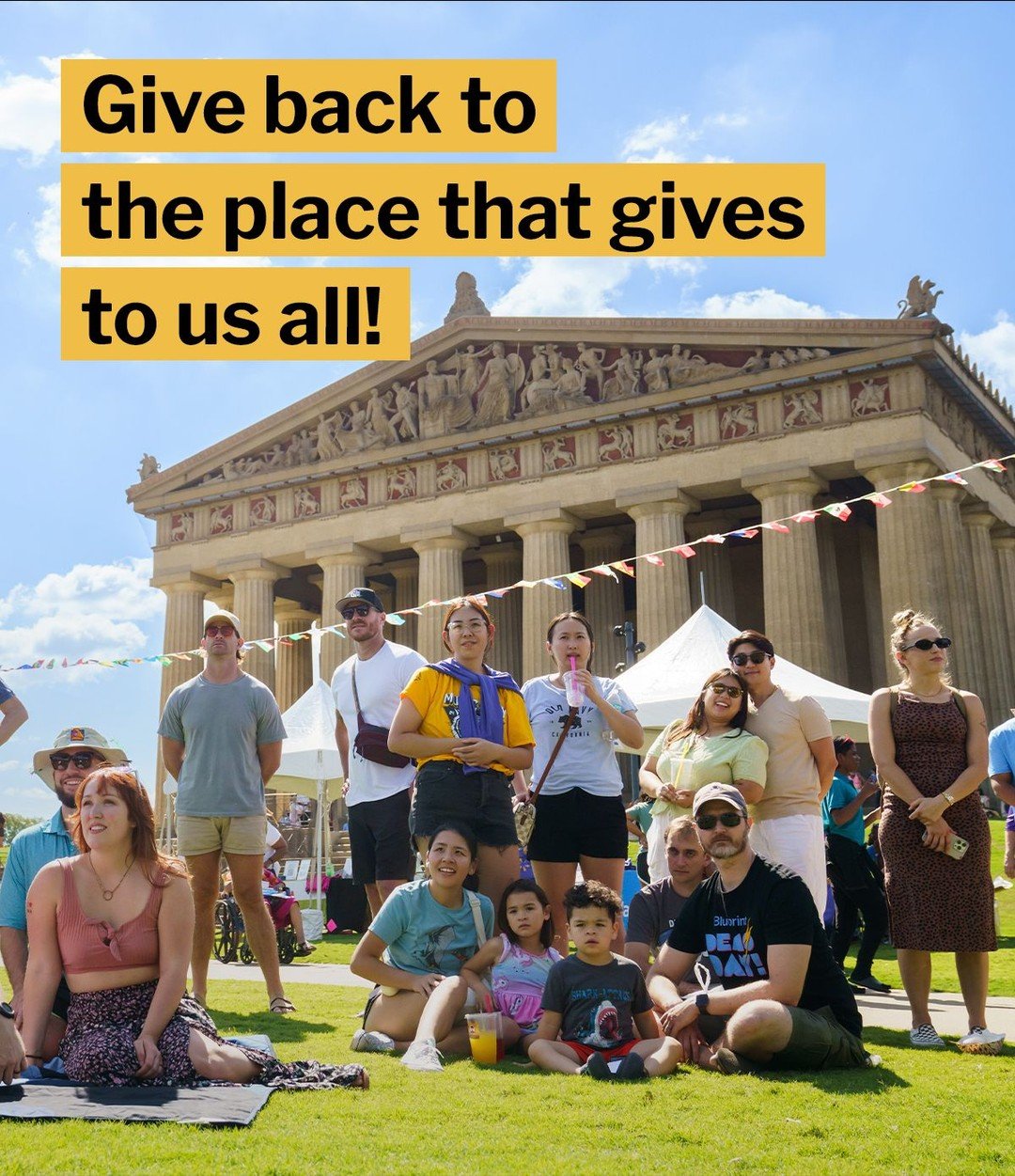 Centennial Park is a place for everyone: morning walkers, weekend picnics, community celebrations, and quiet moments in between. 💚 

Make your year-end, tax-deductible donation to Centennial Park and the Parthenon today, and thanks to a challenge ma