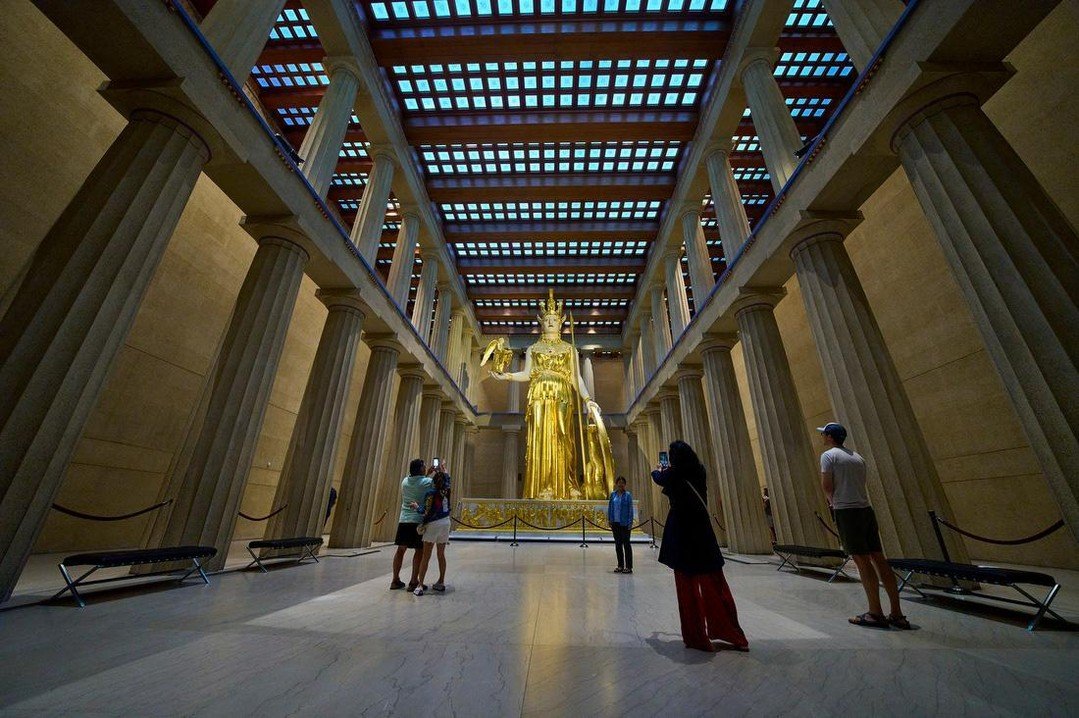 Take a 3D virtual tour of the Parthenon! 🏛️ 👀 

While the Parthenon is temporarily closed, you can explore the museum&rsquo;s interior, including the towering Athena Parthenos and gallery spaces, with our immersive 3D virtual tour. Move through the