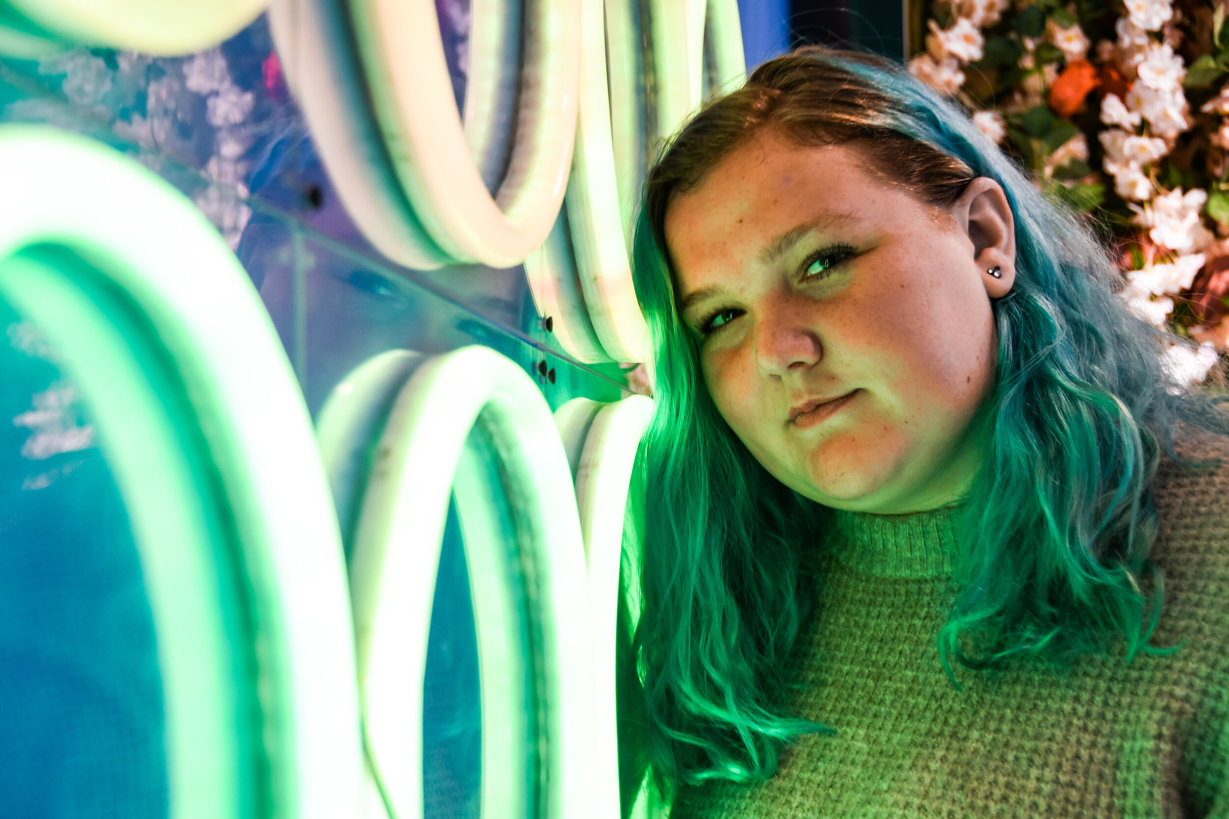 Neon Lights and Colored Hair