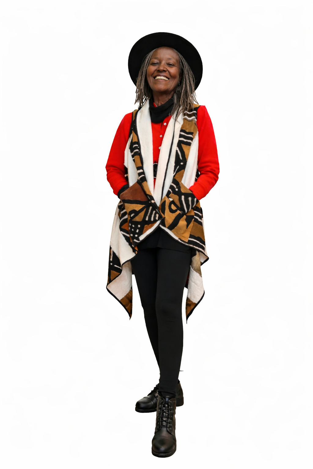 Authentic Mudcloth Vest