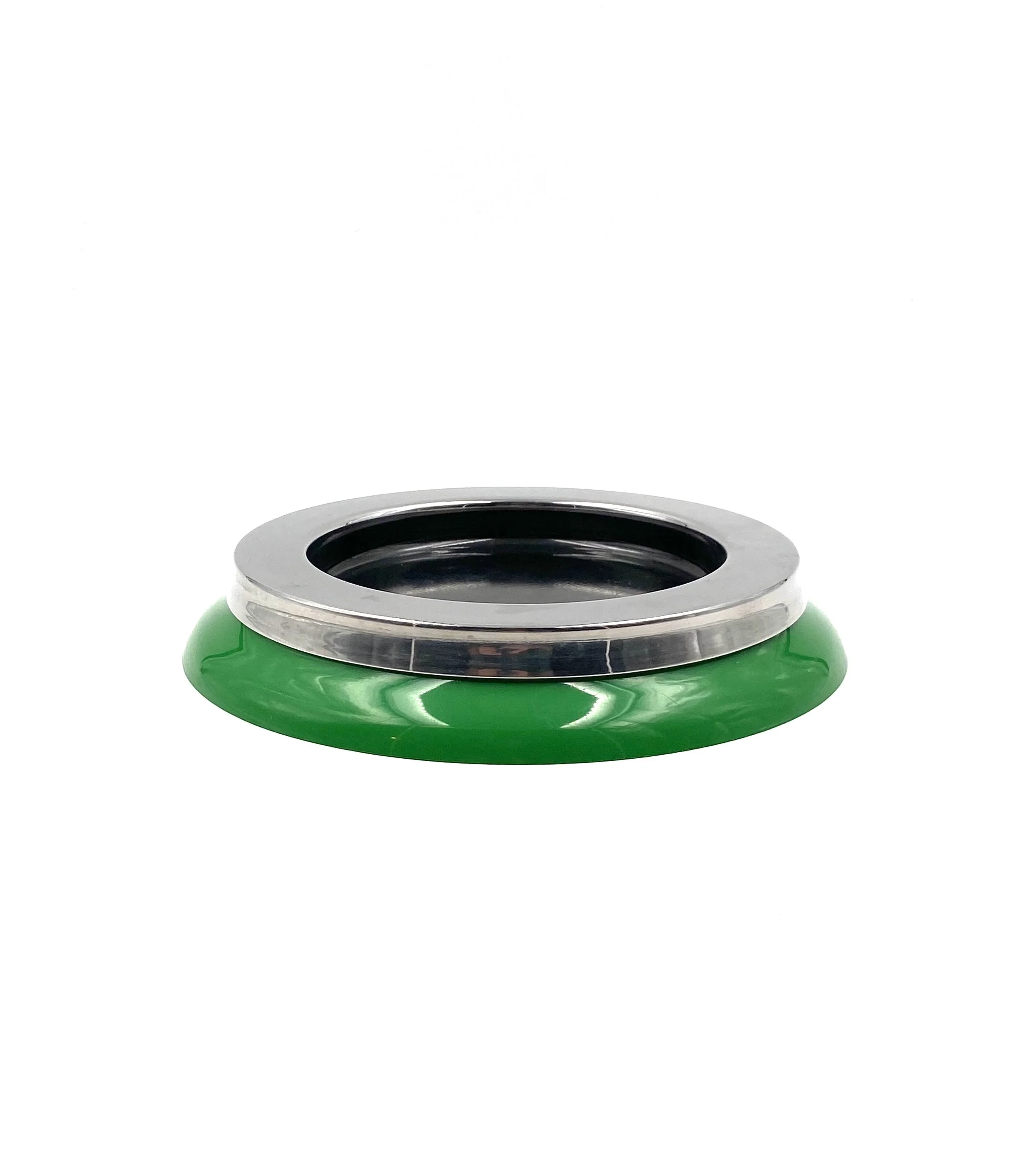 Sergio Asti, mod.4635 green ashtray / catchall, Kartell Italy 1967