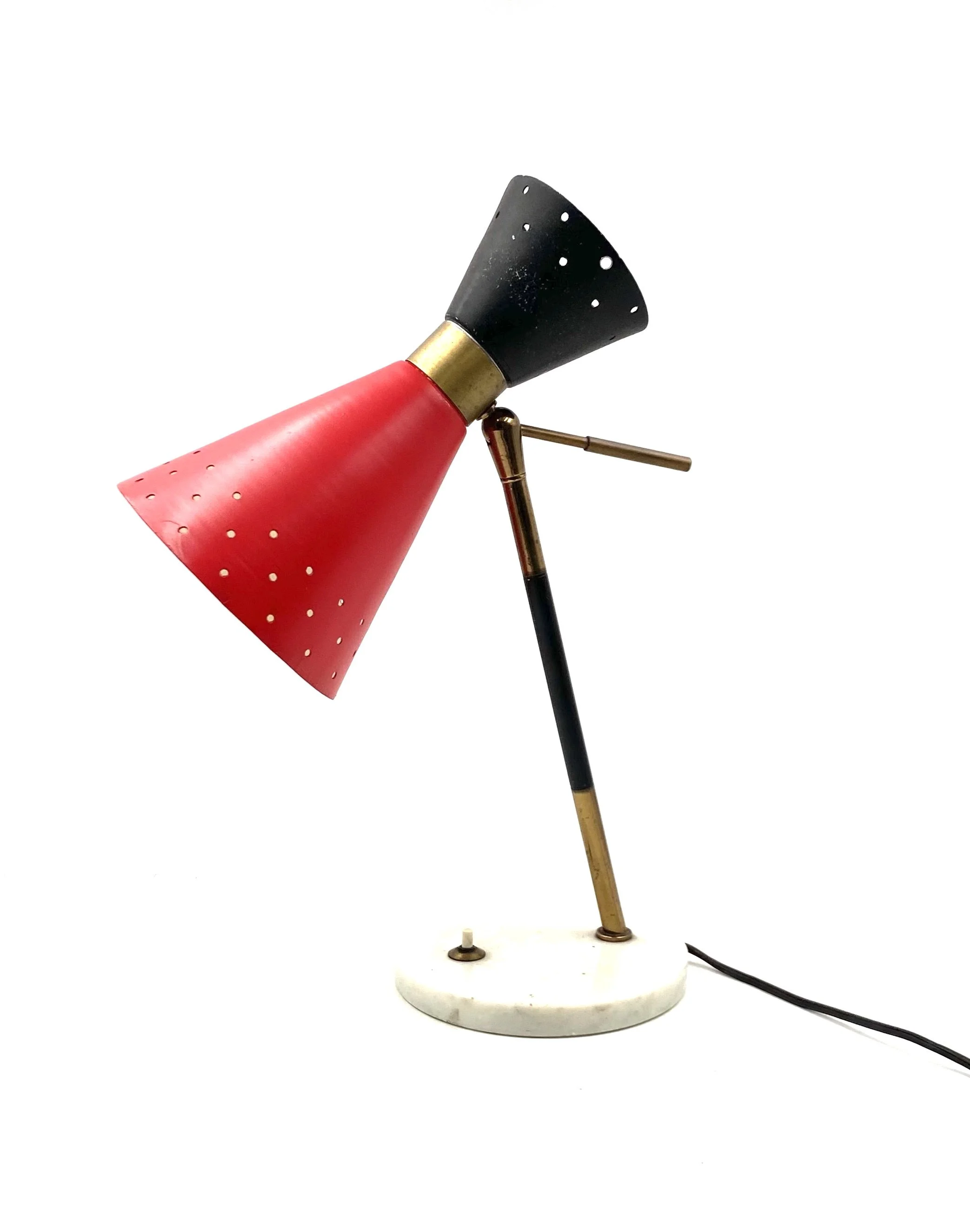 Mid-century table Lamp, Stilux Milan Italy 1960 ca.