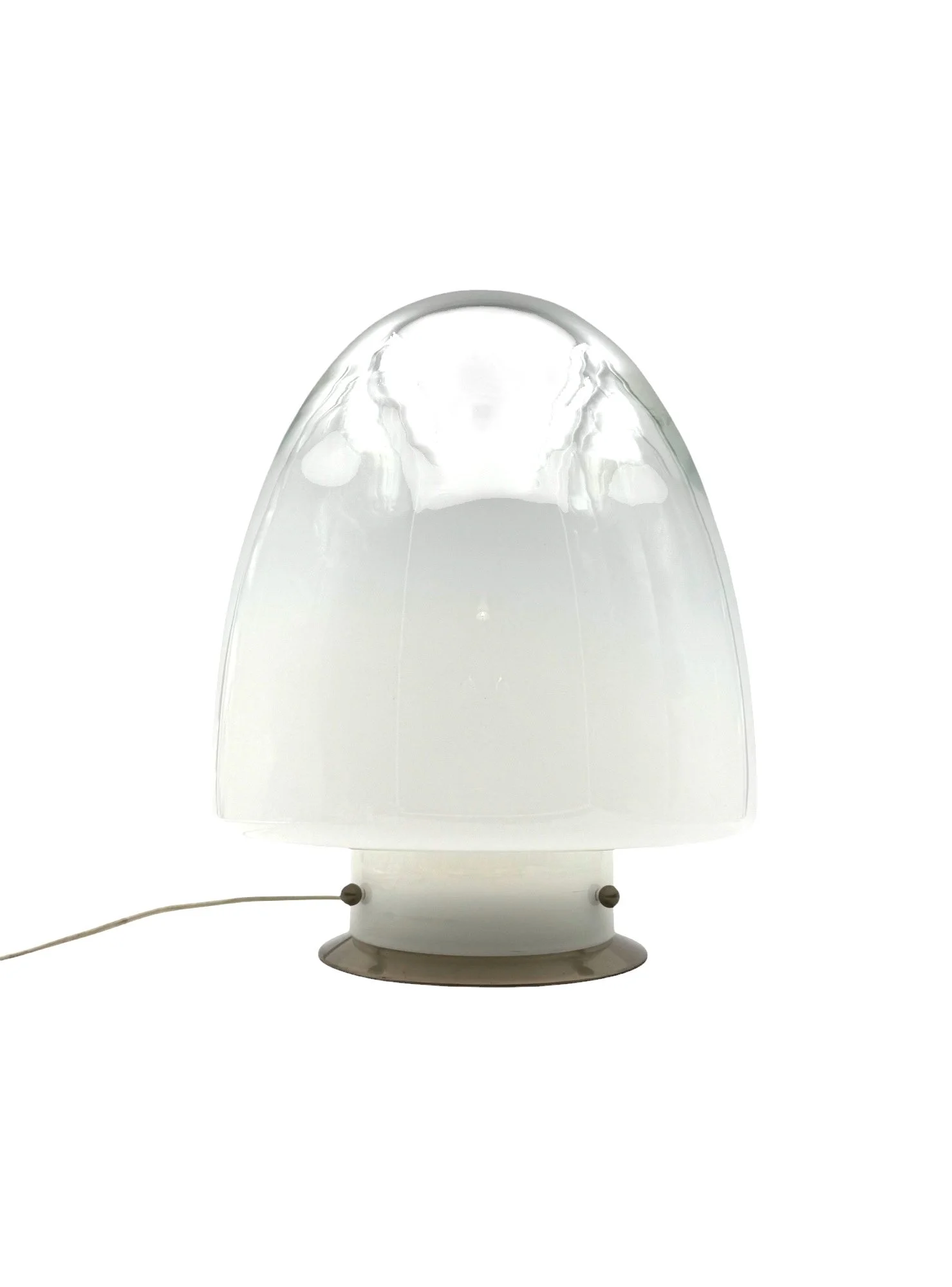 Giusto Toso, Murano art glass mod. Ebe table lamp, Leucos, Italy 1970s
