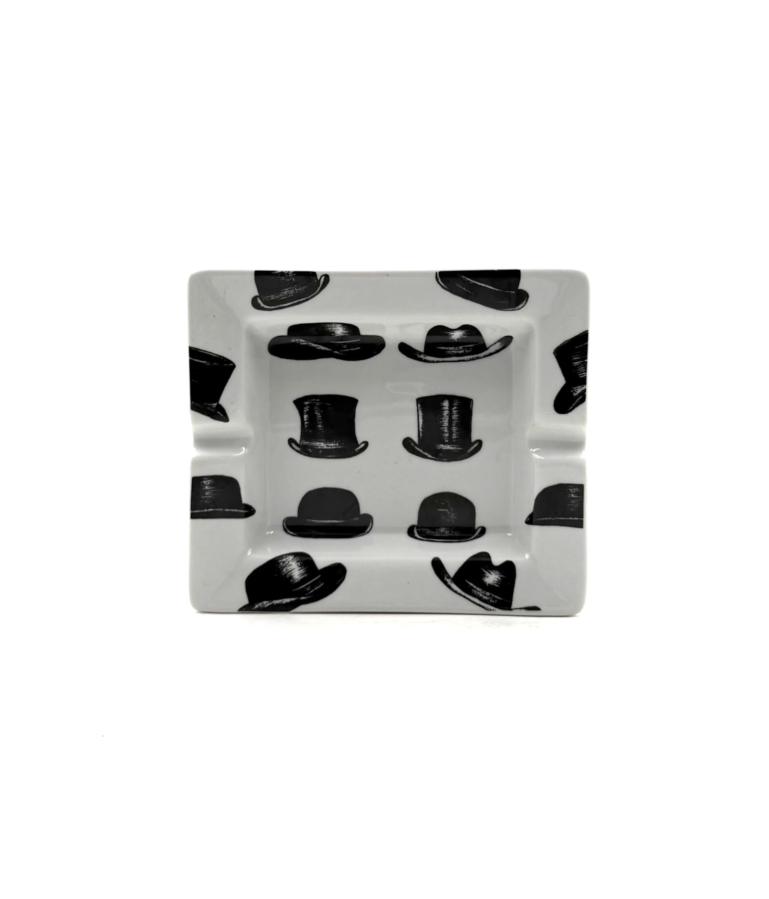 1970s Ceramic Ashtray in the Manner of Piero Fornasetti | French Vintage