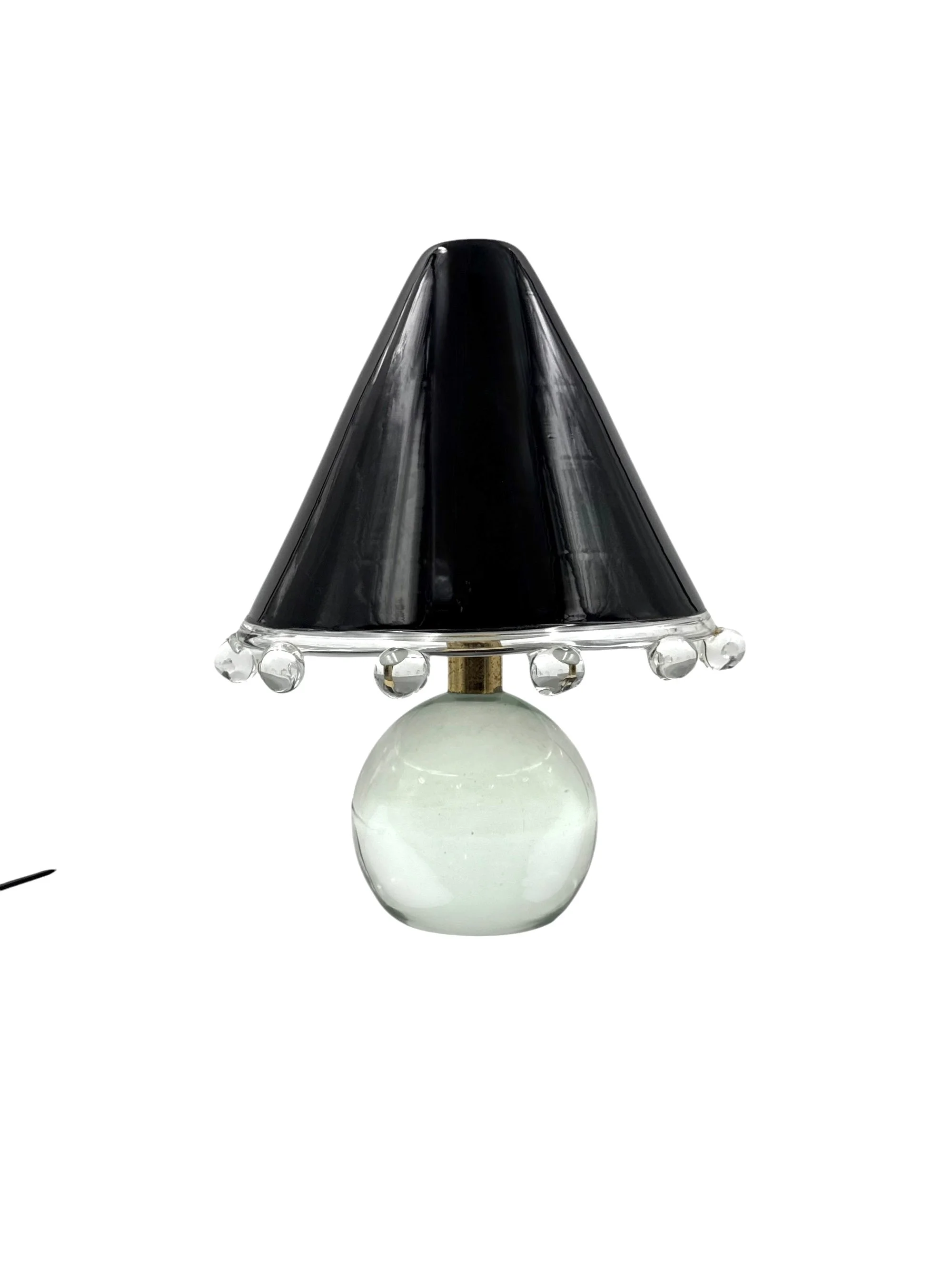 Murano Glass Table Lamp mod. Budur, Roberto Pamio, Leucos Italy, 1970s