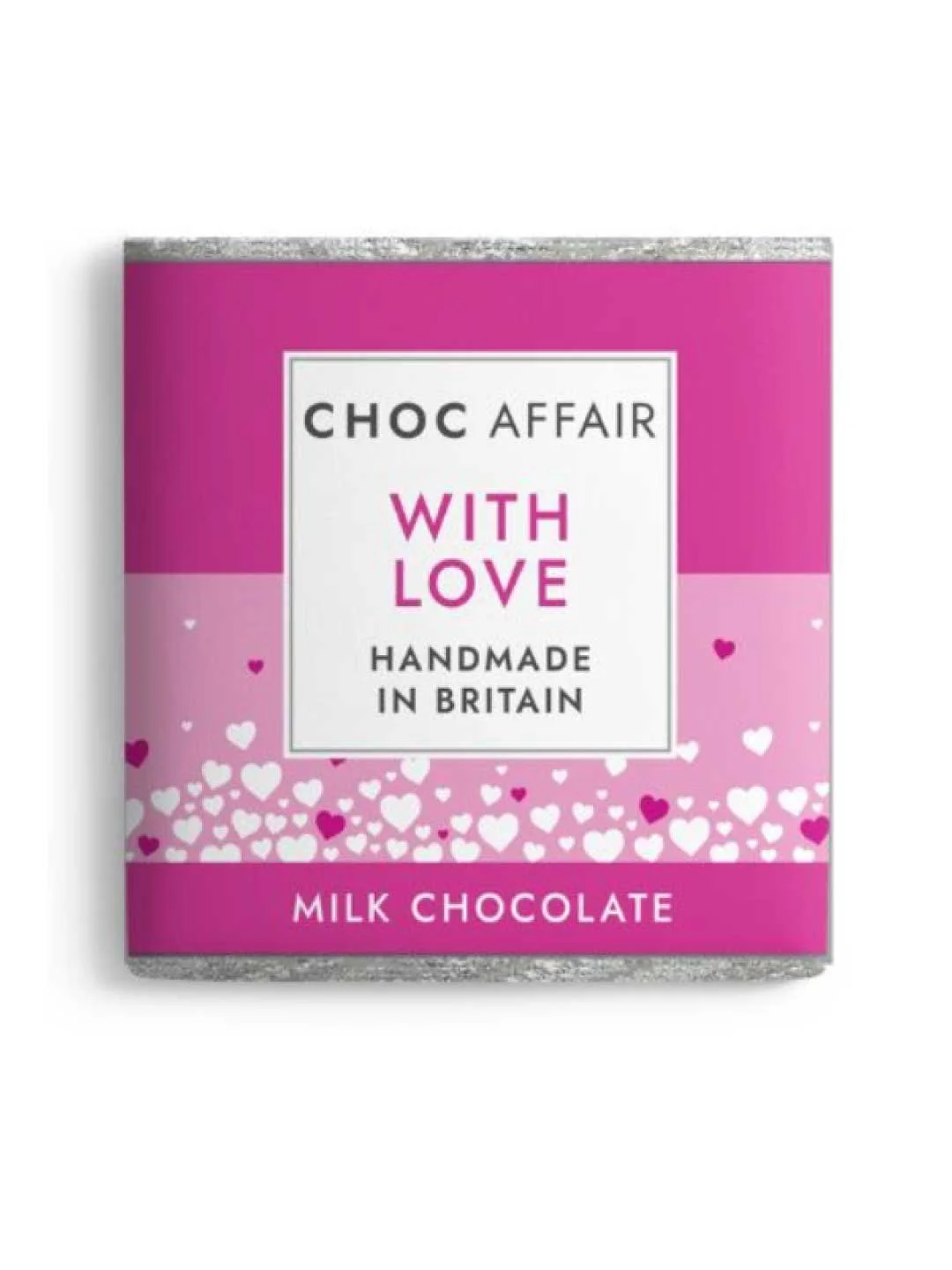 With Love Milk Chocolate Mini Bar  - (Handmade)