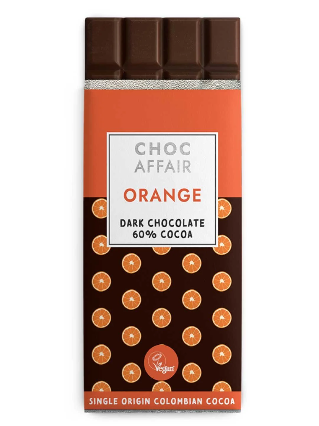 Orange Dark Chocolate Bar  - (Handmade)
