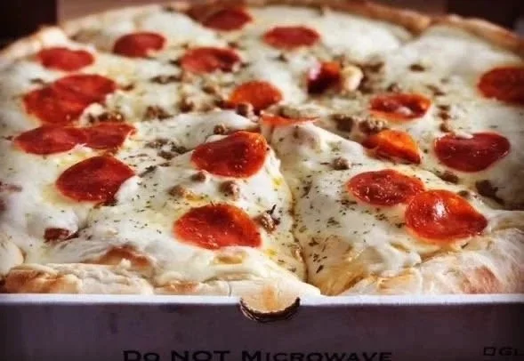 Zio John B's New York style pepperoni pizza
