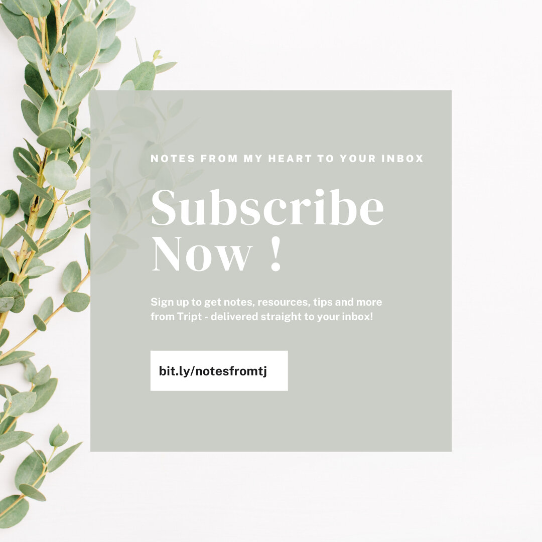I will be writing notes, sharing resources, tips and bringing you along on this journey! ​​​​​​​​
​​​​​​​​
Sign up at 🌸 bit.ly/notesfromtj 🌸  to receive little notes from my heart, entrepreneurial tips and personal development nuggets. And of cours