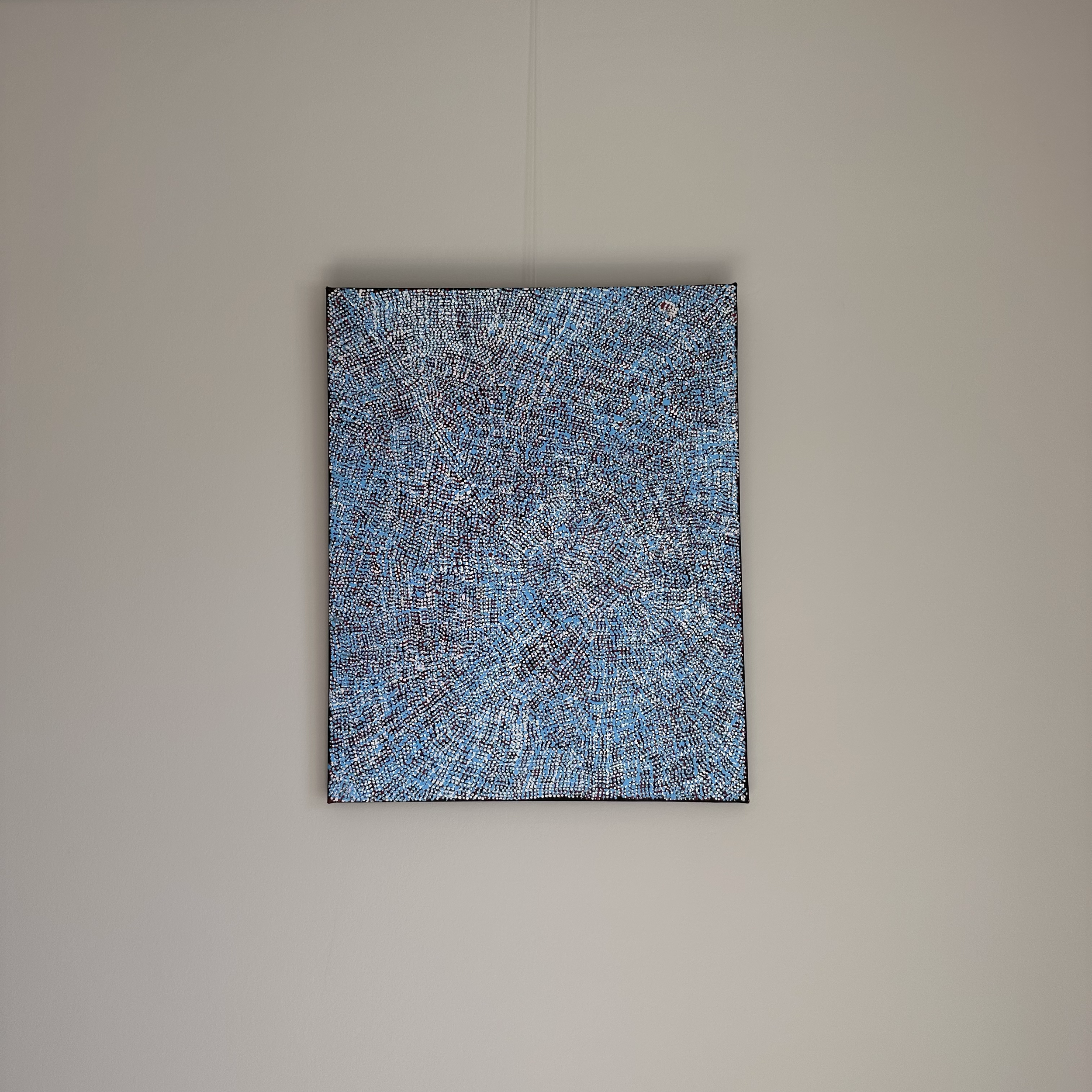 Peggy Nampijinpa Brown, 
Warlukurlangu Jukurrpa (Fire country Dreaming), 2023, 
acrylic on linen, 
76 x 61 cm, 
Unstretched CHF545, Stretched CHF705