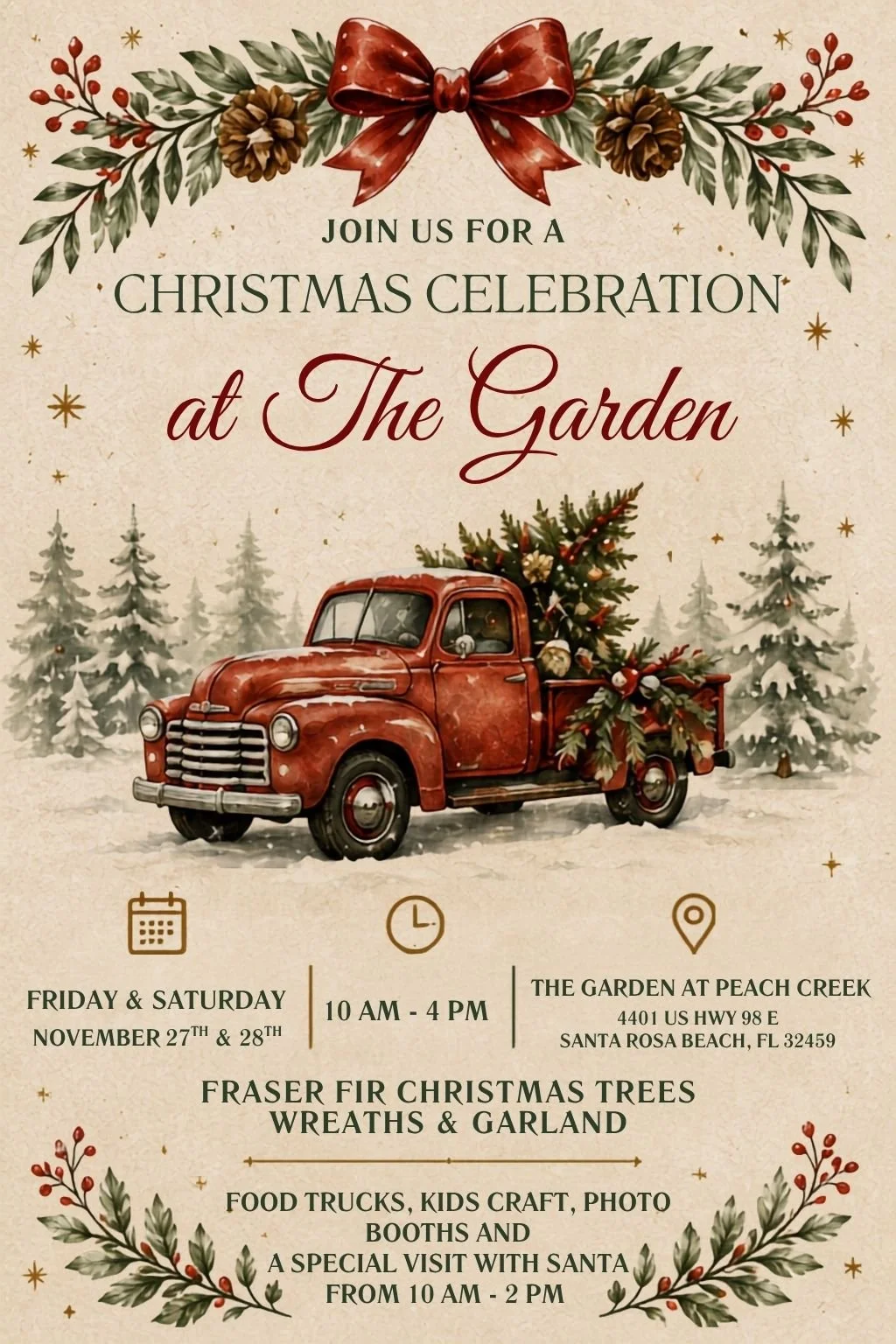 Christmas Celebration at The Garden