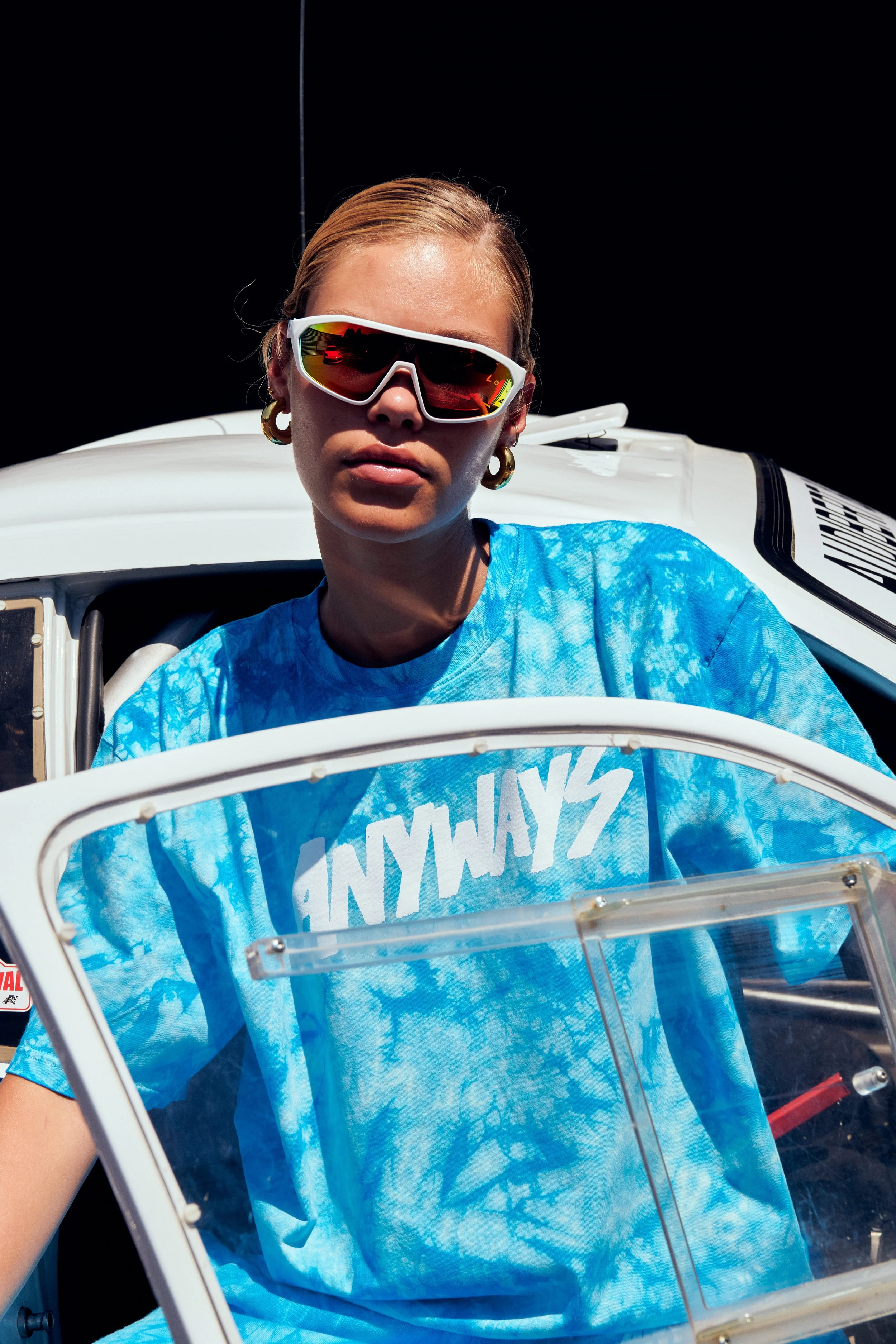 TEESHIRT ANYWAYS Tye Dye  Blue