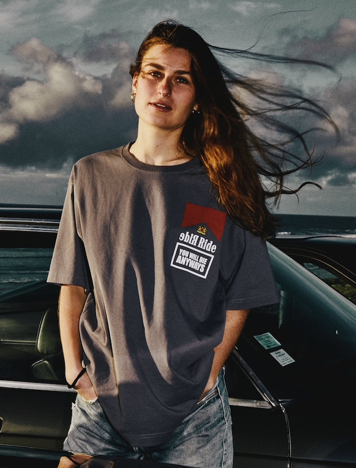 TEESHIRT RIDE YOU WILL DIE ANYWAYS grey charcoal