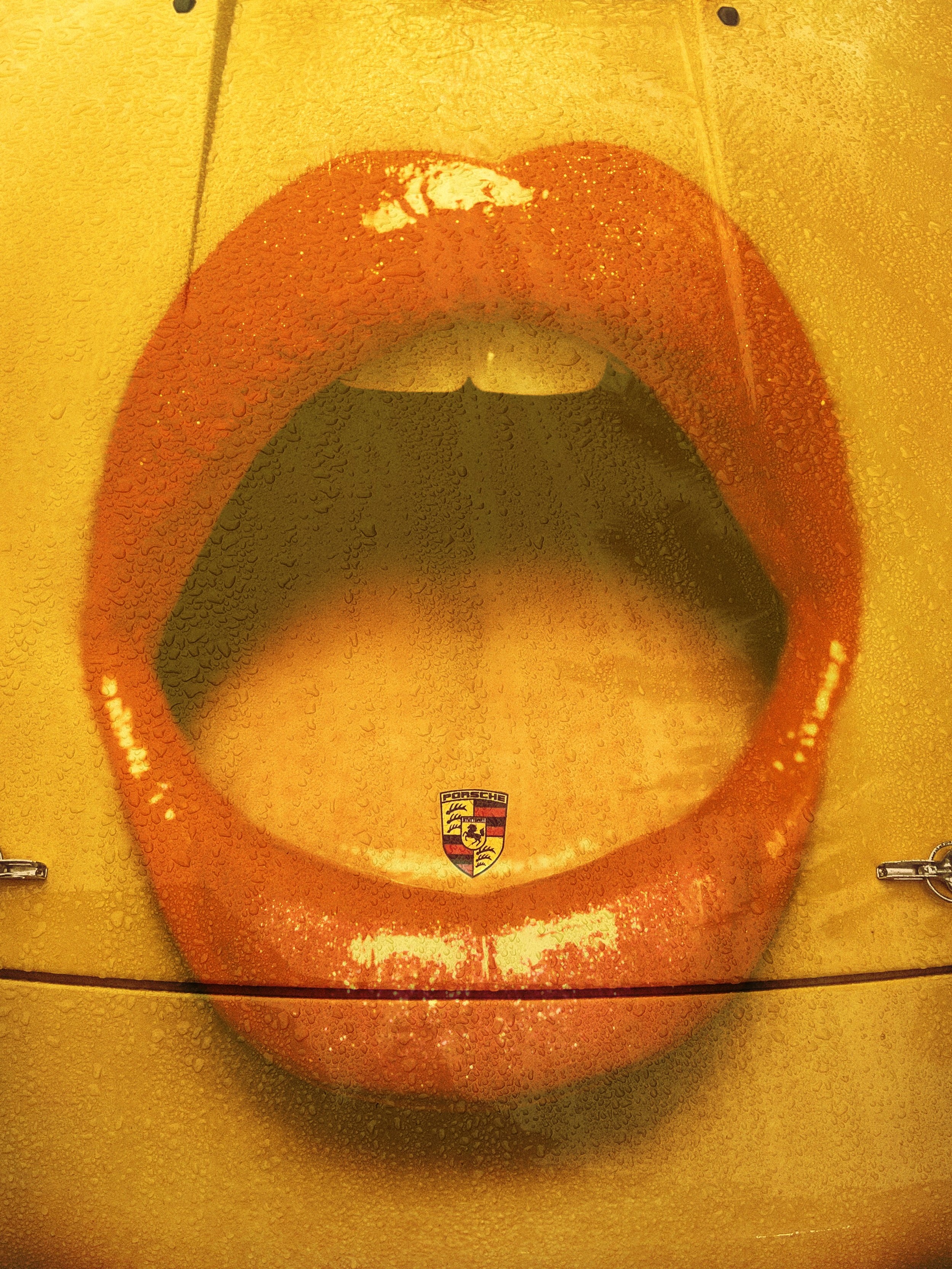 BODY DOUBLE ART PRINT " MARGO LIPS  993 RS "