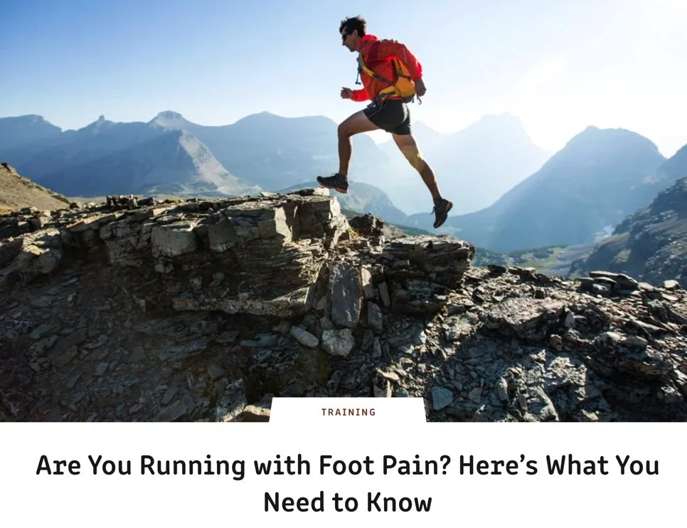 Running with Foot Pain and Foot Injuries