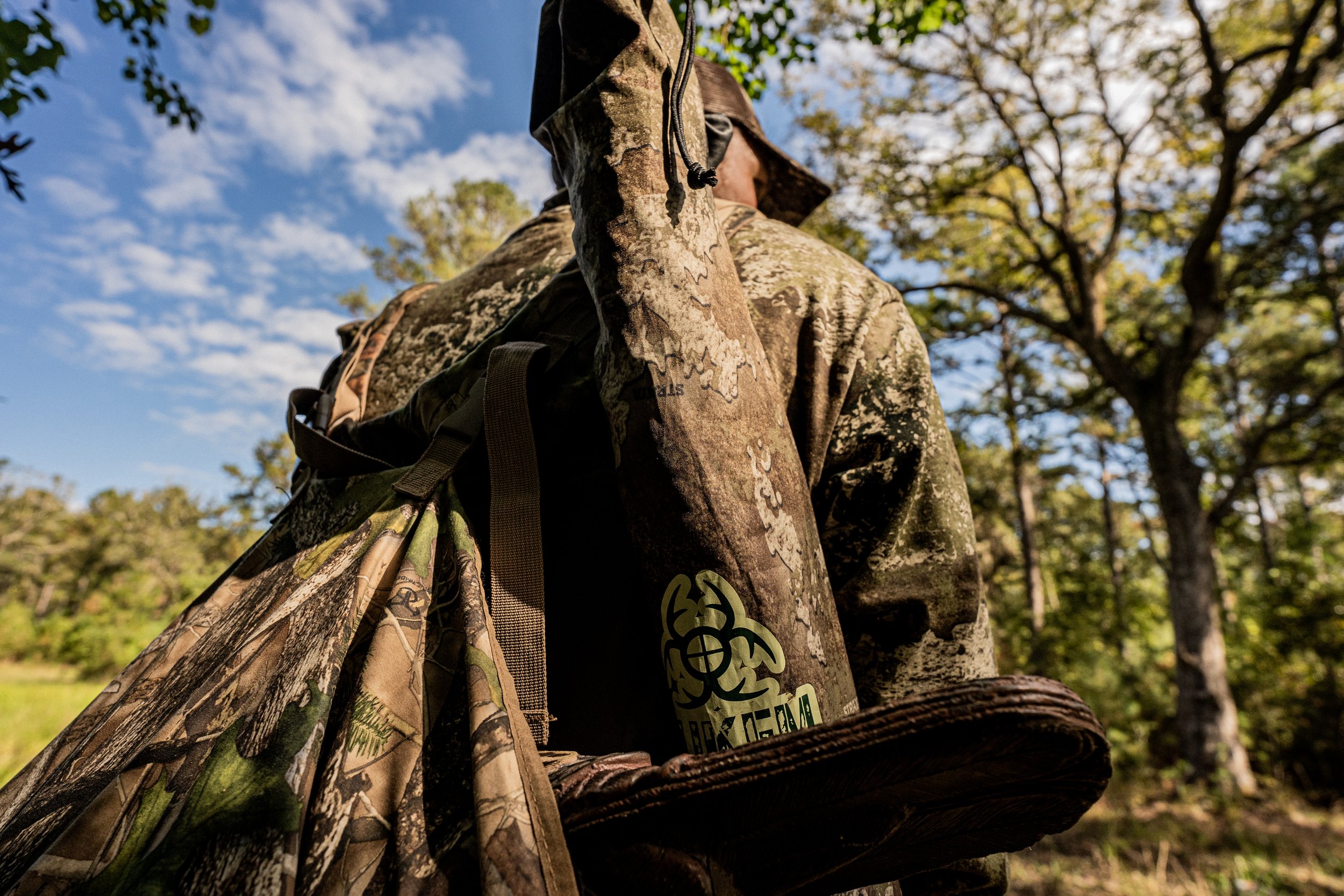 Hunting Ground Blinds Throwdown Turkey Deer Hunter Lightweight 2-Person Cover 