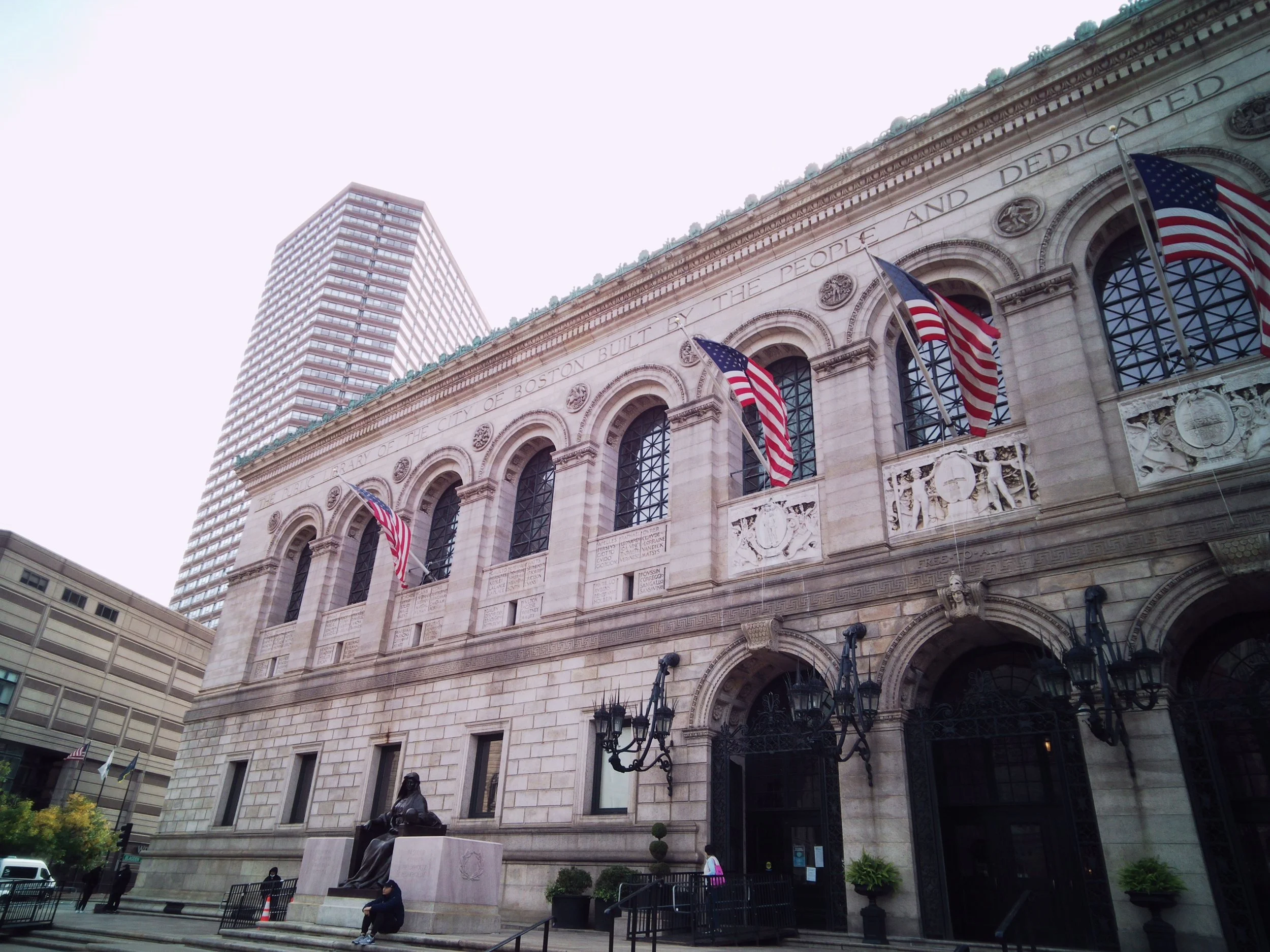finally visited the Boston Public Library!! Can't believe I never went before