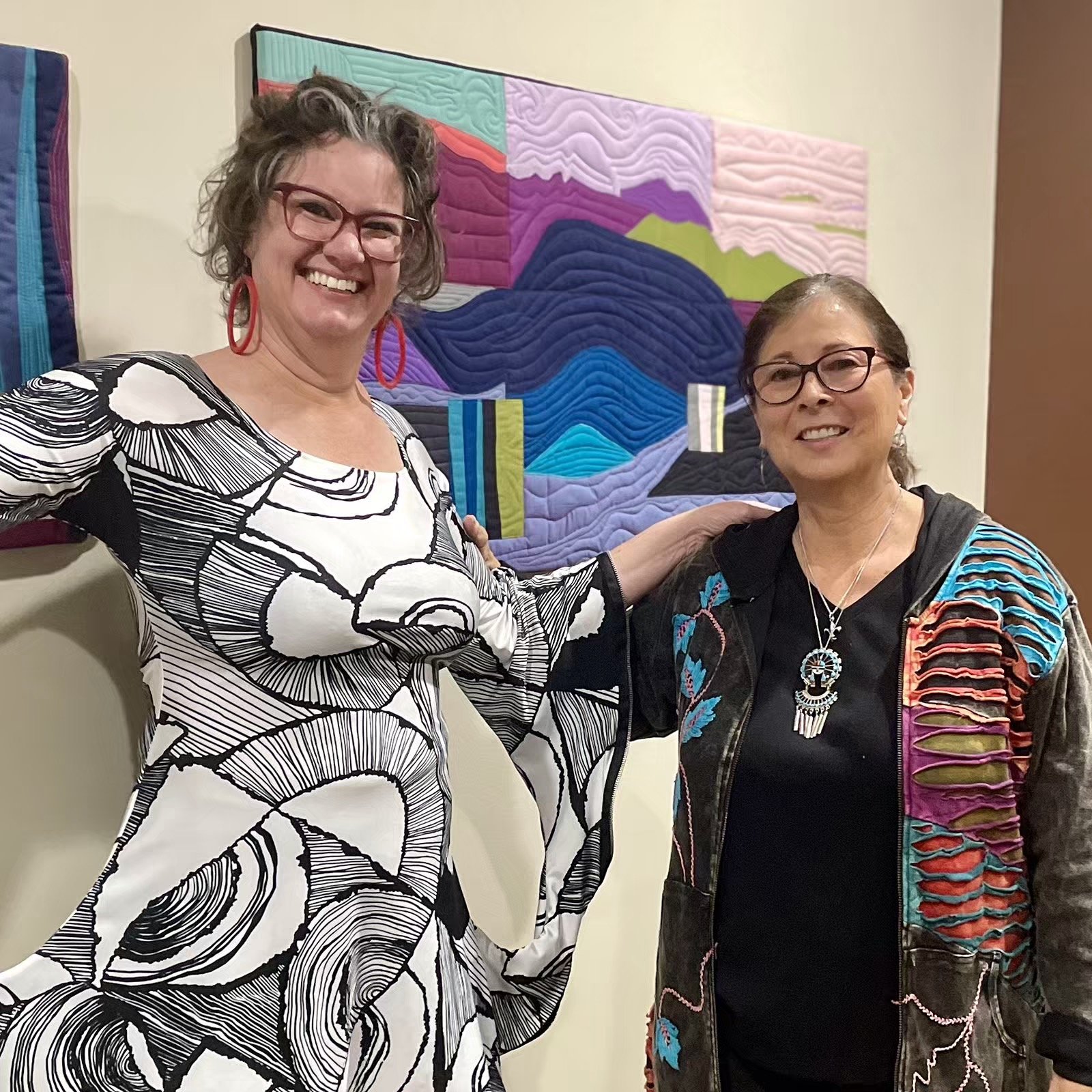 AudreyHyvonenwith Freind Marci Robman at gallery2023.jpeg