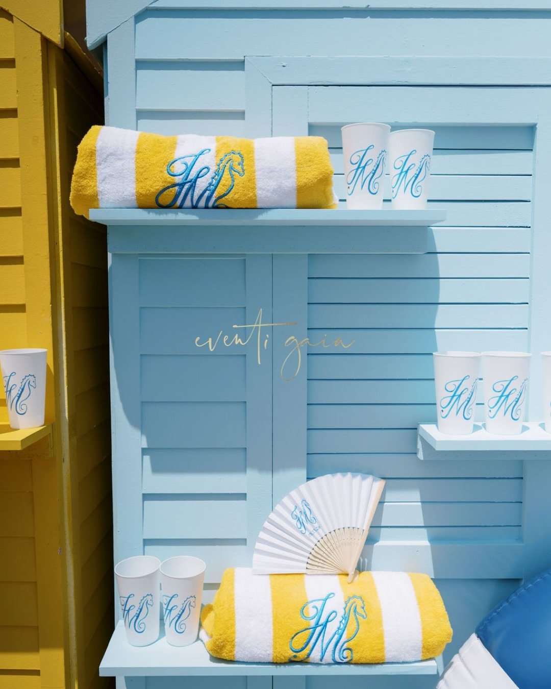 I absolutely loved creating these adorable cabanas&mdash;they added the perfect pop of color and charm to this beautiful seaside celebration! 💛🩵
Creating pieces like these brings me so much joy and a real sense of fulfillment. Bringing an idea to l