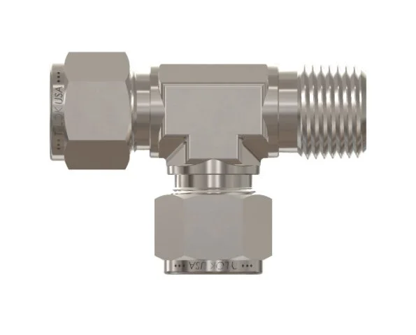 Tylok Tube Fitting Tees - Stainless Steel, Carbon Steel & Brass
