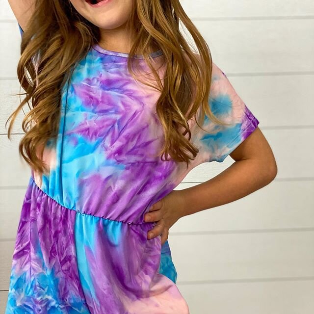 Yay&mdash;it&rsquo;s Saturday!  Celebrate by shopping our 4th of July Sale!  Everything is 25% off!  Code: FIREWORKS25 🎇 #lovejojames #addtocart #horrayforsaturday #tiedye #romper #girlsfashion #boutiquefashion #boutiquesale #supportsmallbusiness #s