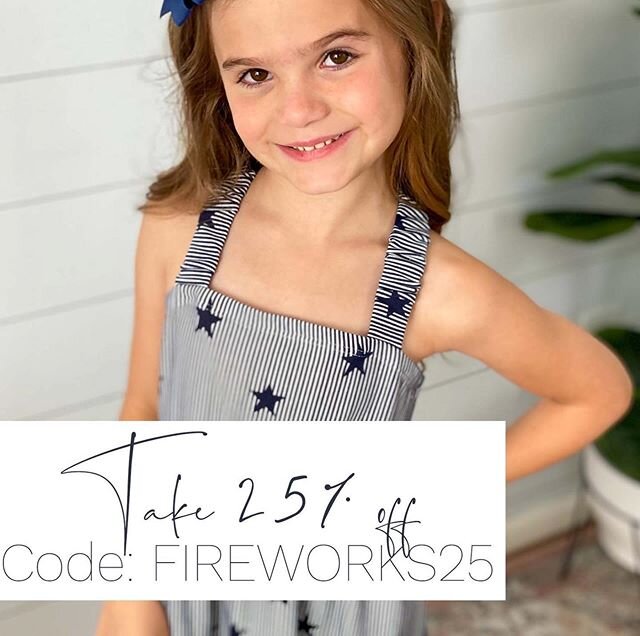 Our 4th of July Sale is in full swing!  Take advantage of our biggest sale to date and shop now! ✨✨✨ #lovesjojames #happysunday #boutiquefashion #4thofjuly