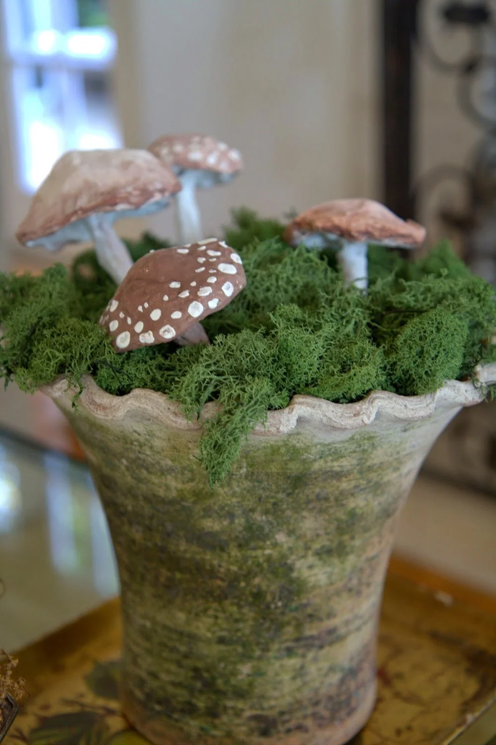 Paper Mache Mushrooms