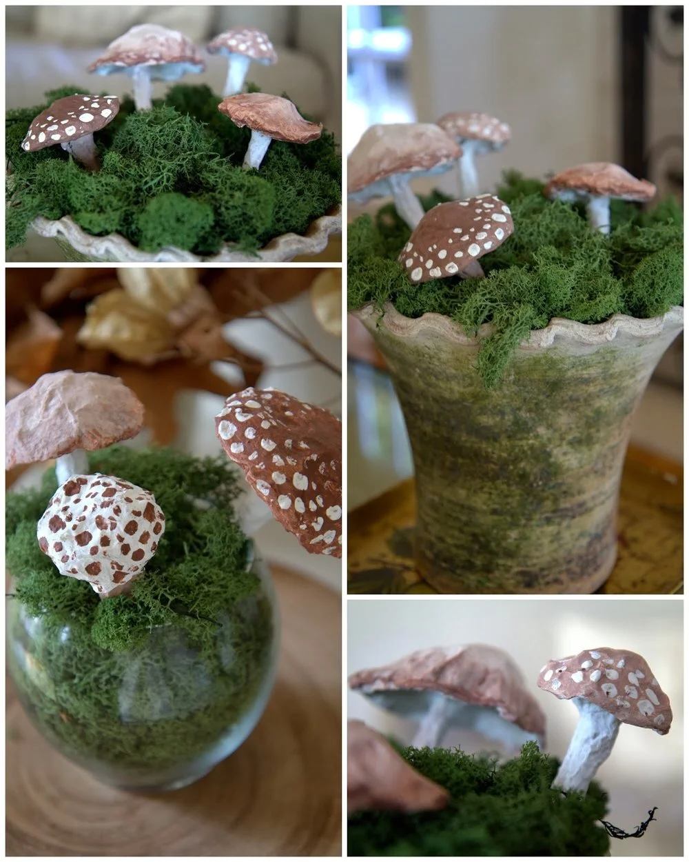Making Paper Mache Mushrooms