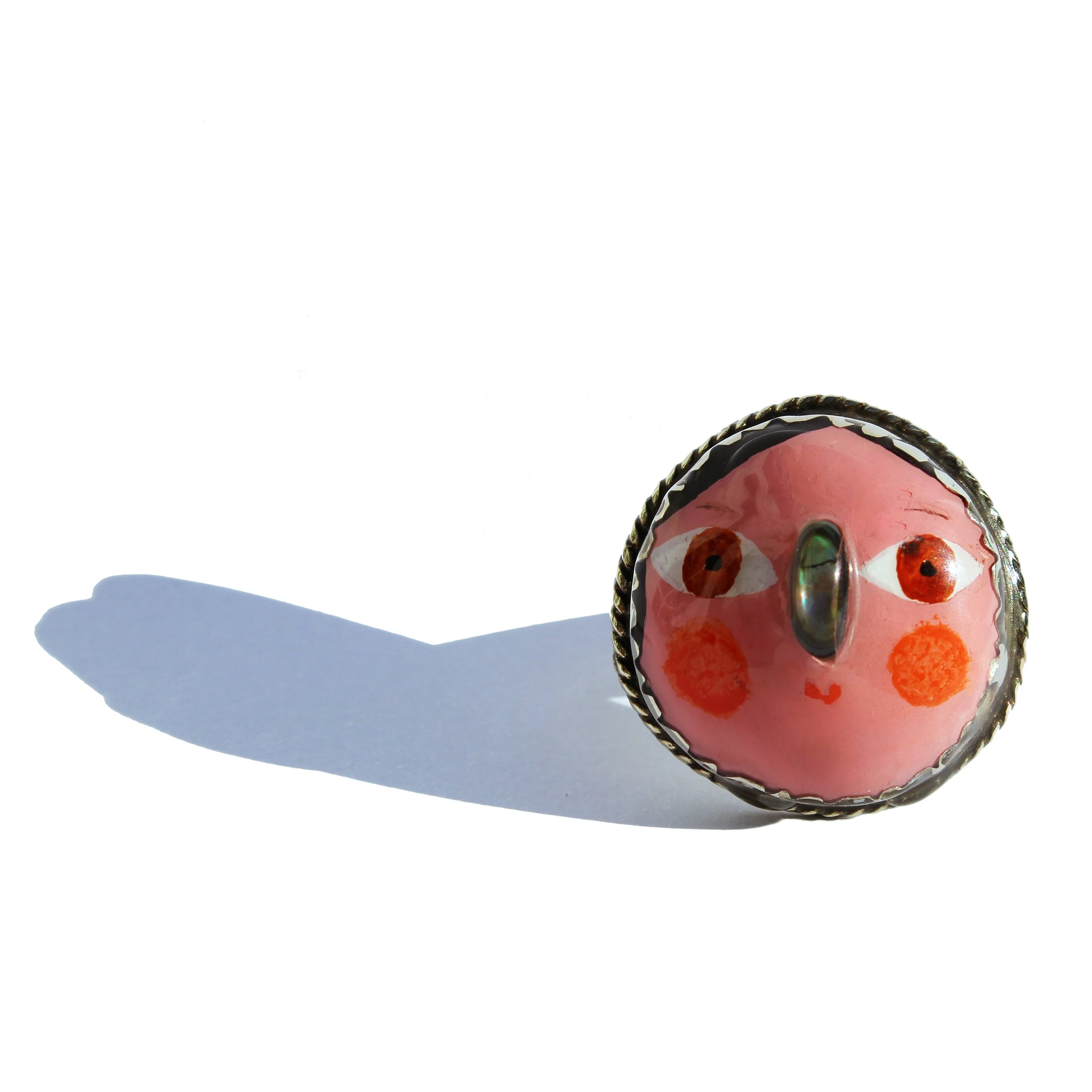 Round Muñeca Doll Ring • One of a Kind