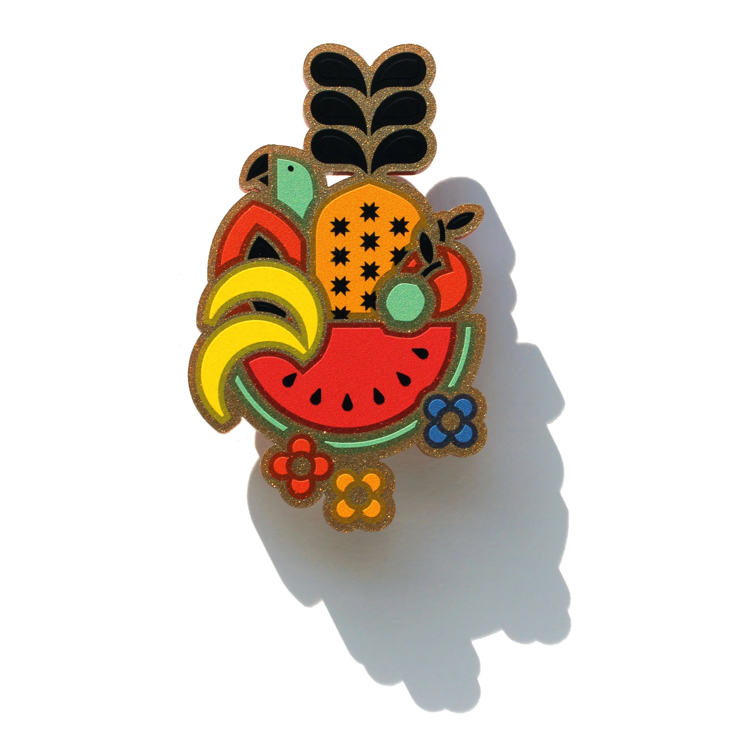 V&A Frida Fruits Brooch 2018 by Iris De La Torre