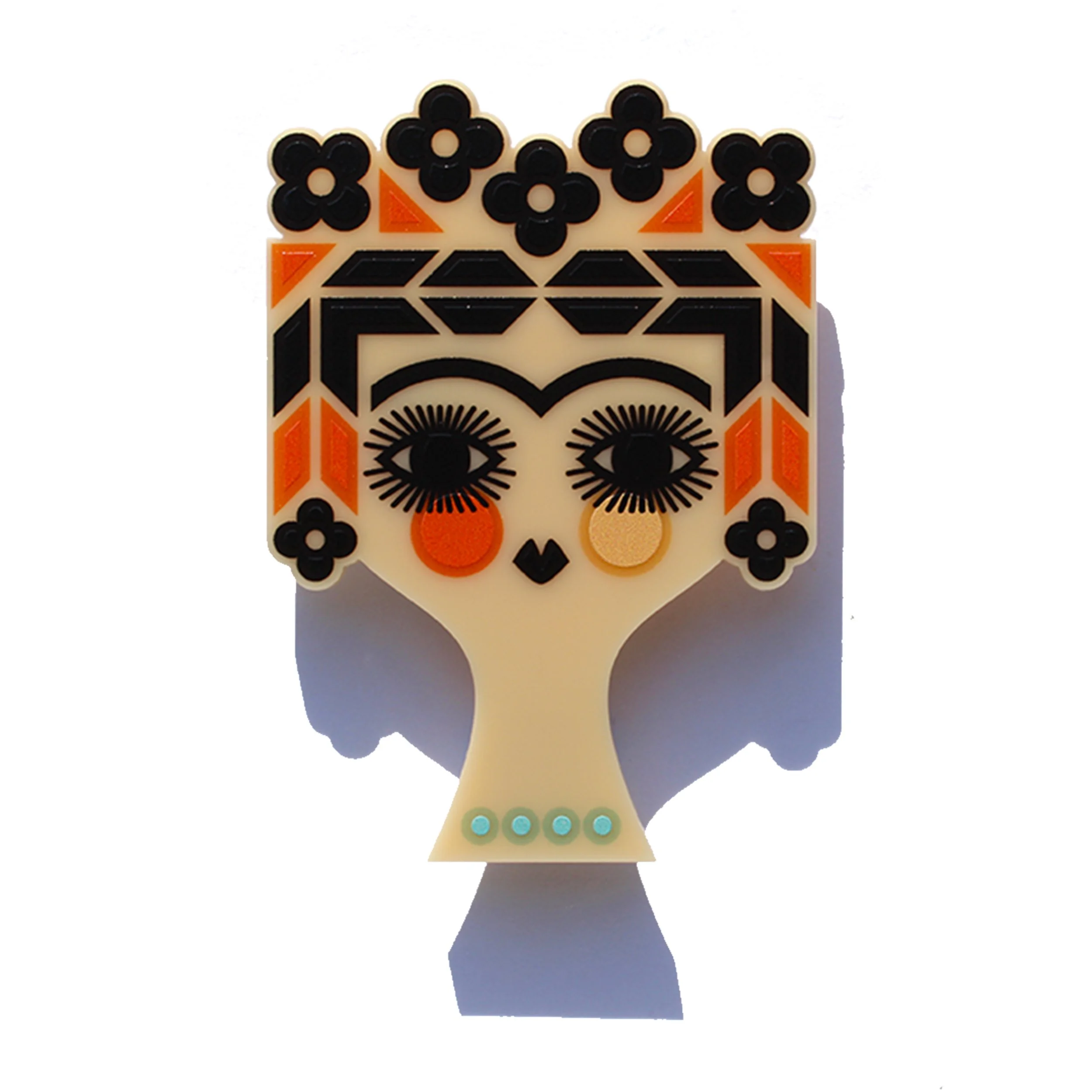 Special Edition Frida Brooch by Iris De La Torre