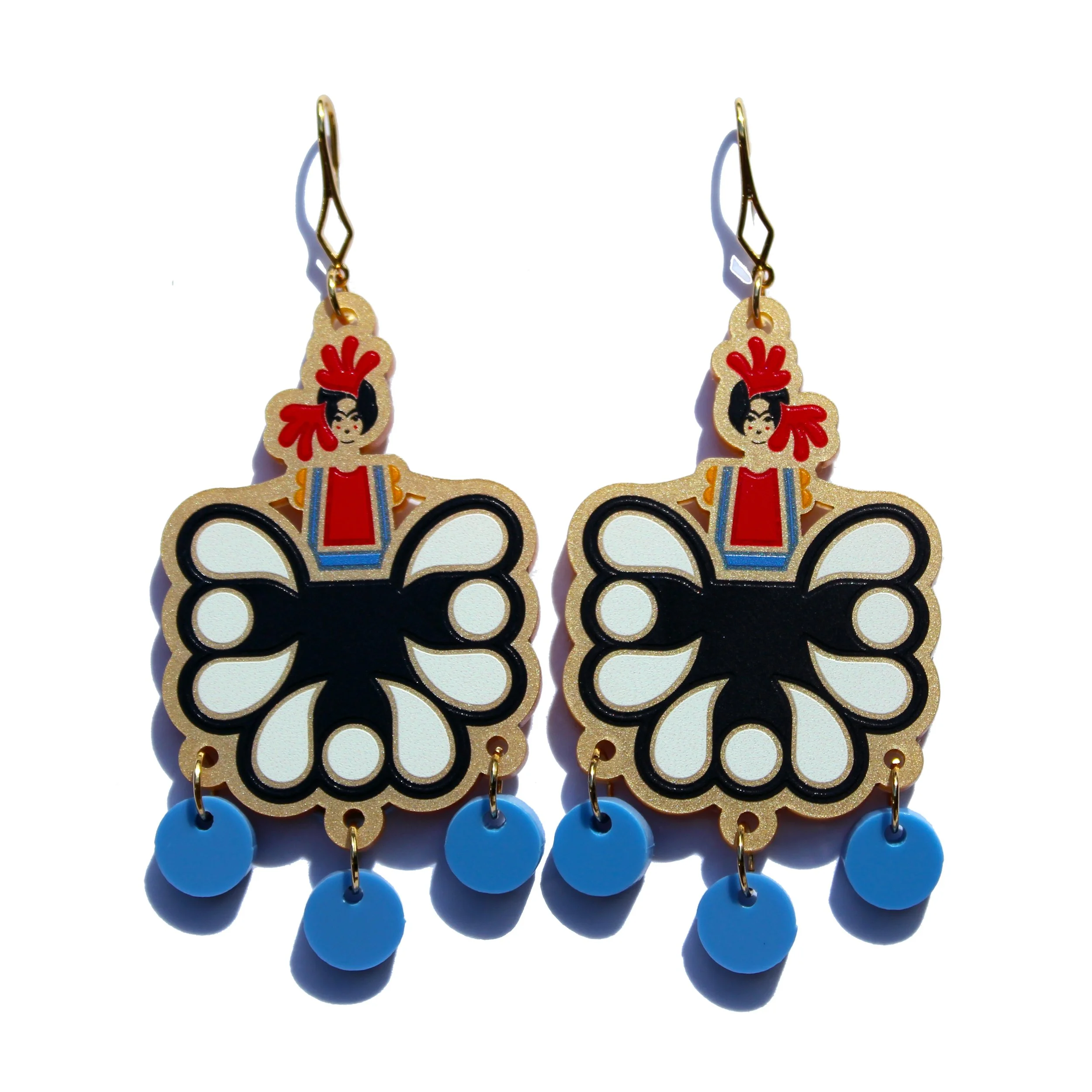 V&A Frida Tehuana Earrings by Iris De La Torre 2018
